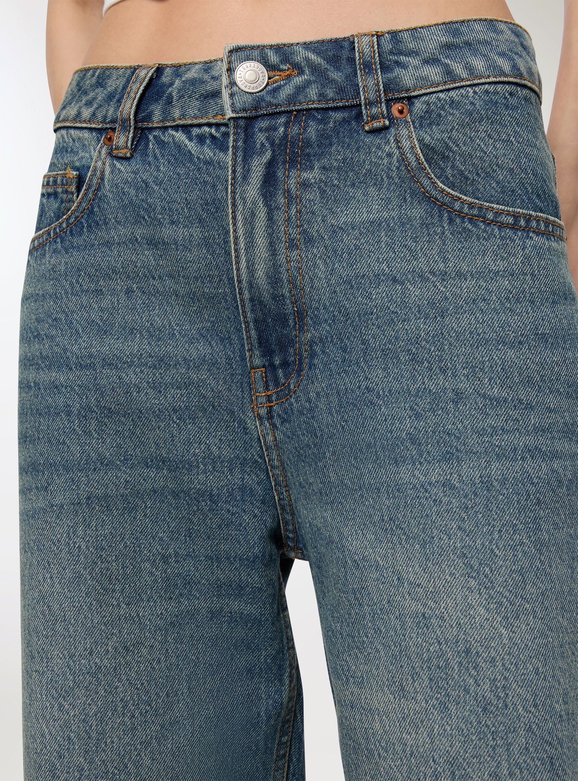 Jeans wide leg sovratinto - Image 4