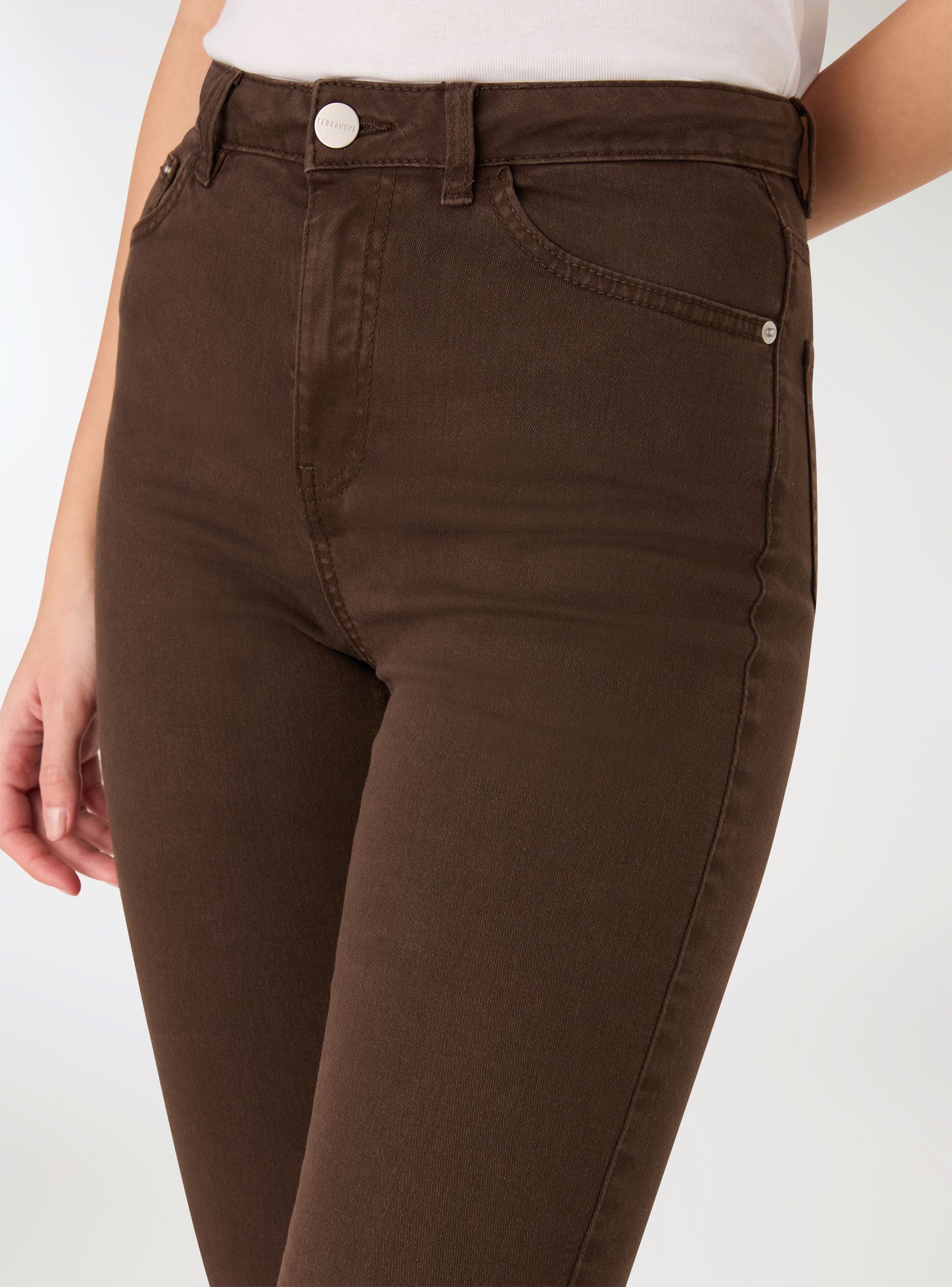 Jeans zampa a vita alta - Image 3