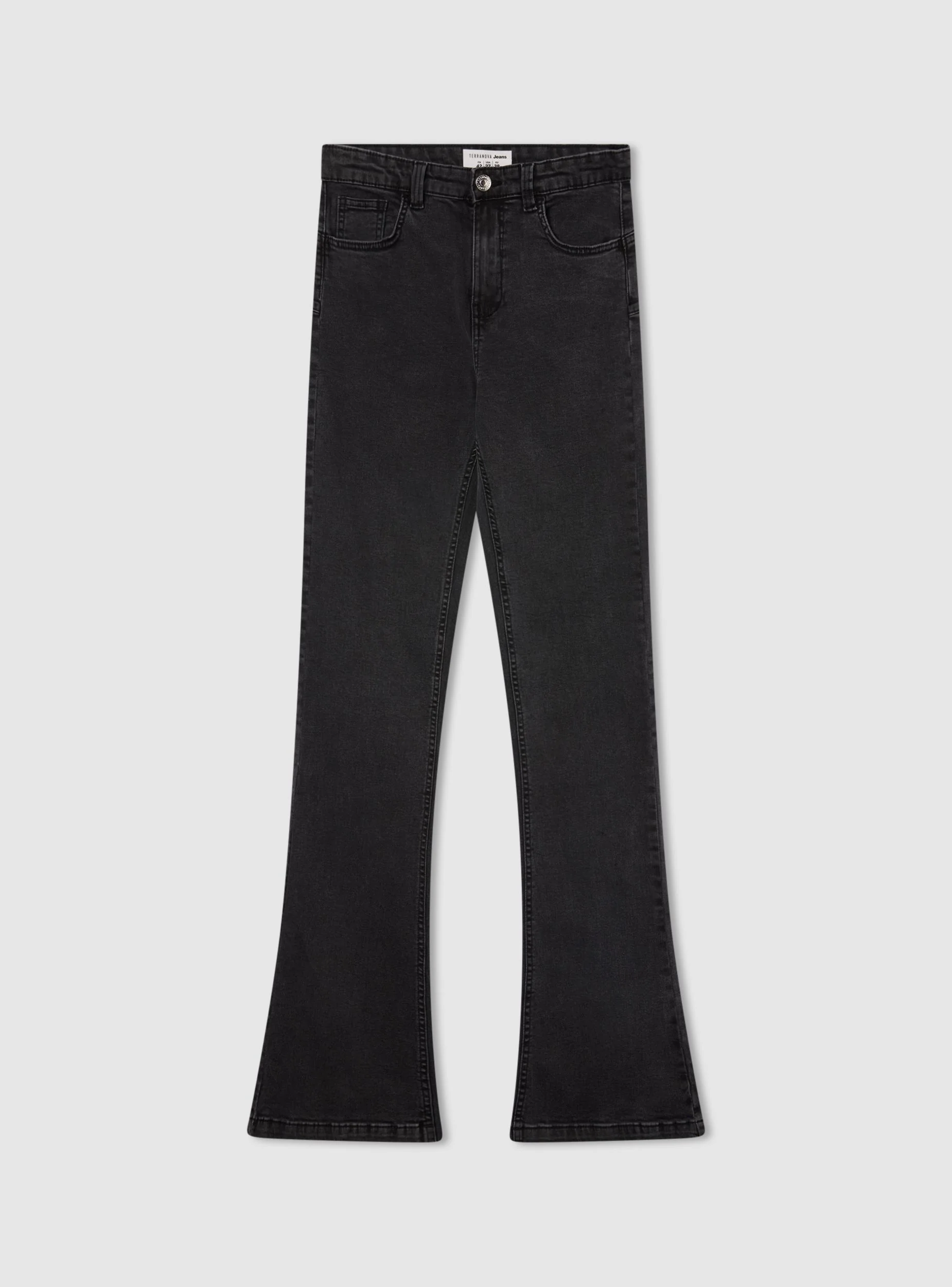 Jeans zampa a vita alta - Image 5