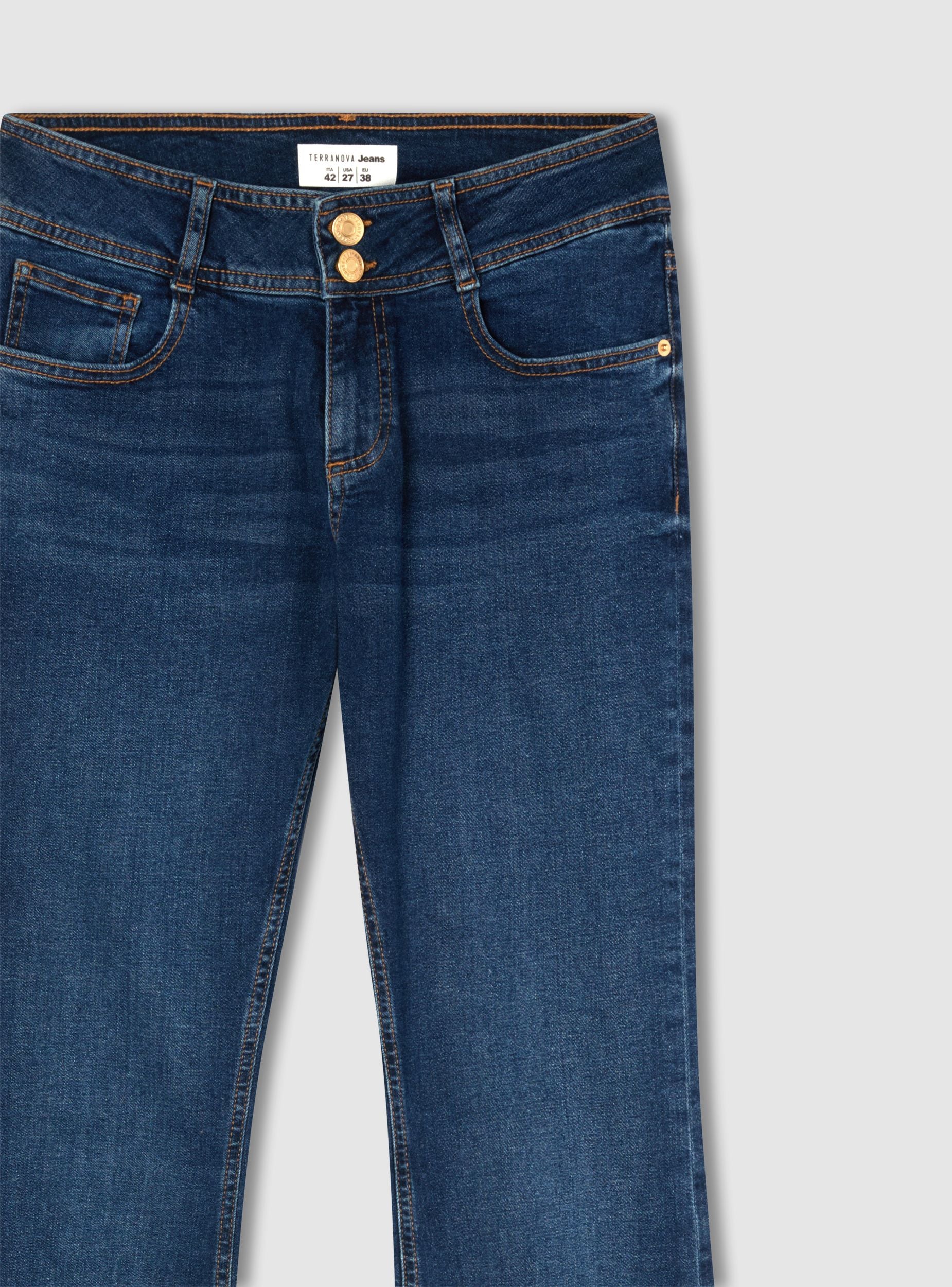 Jeans zampa a vita bassa - Image 5