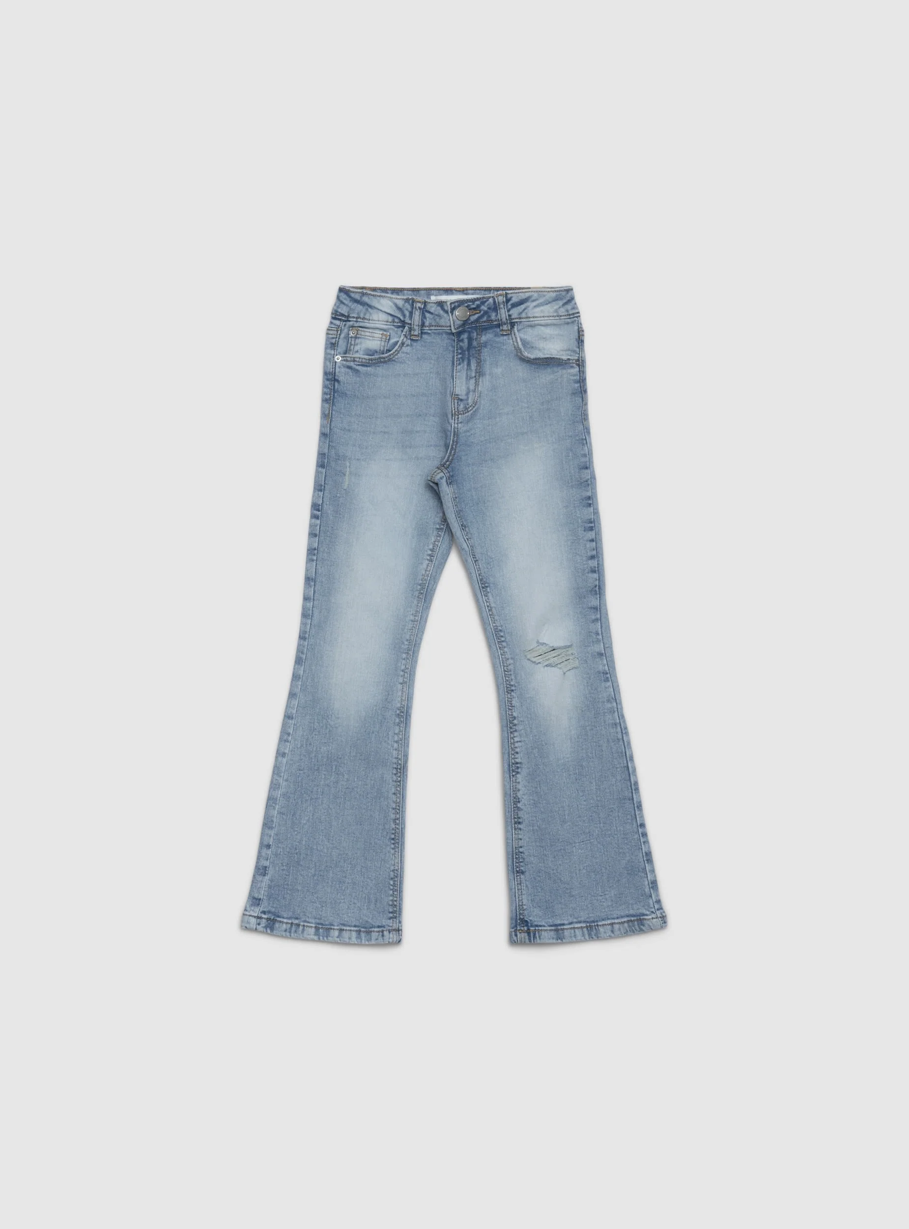 Jeans zampa con strappi - Image 5