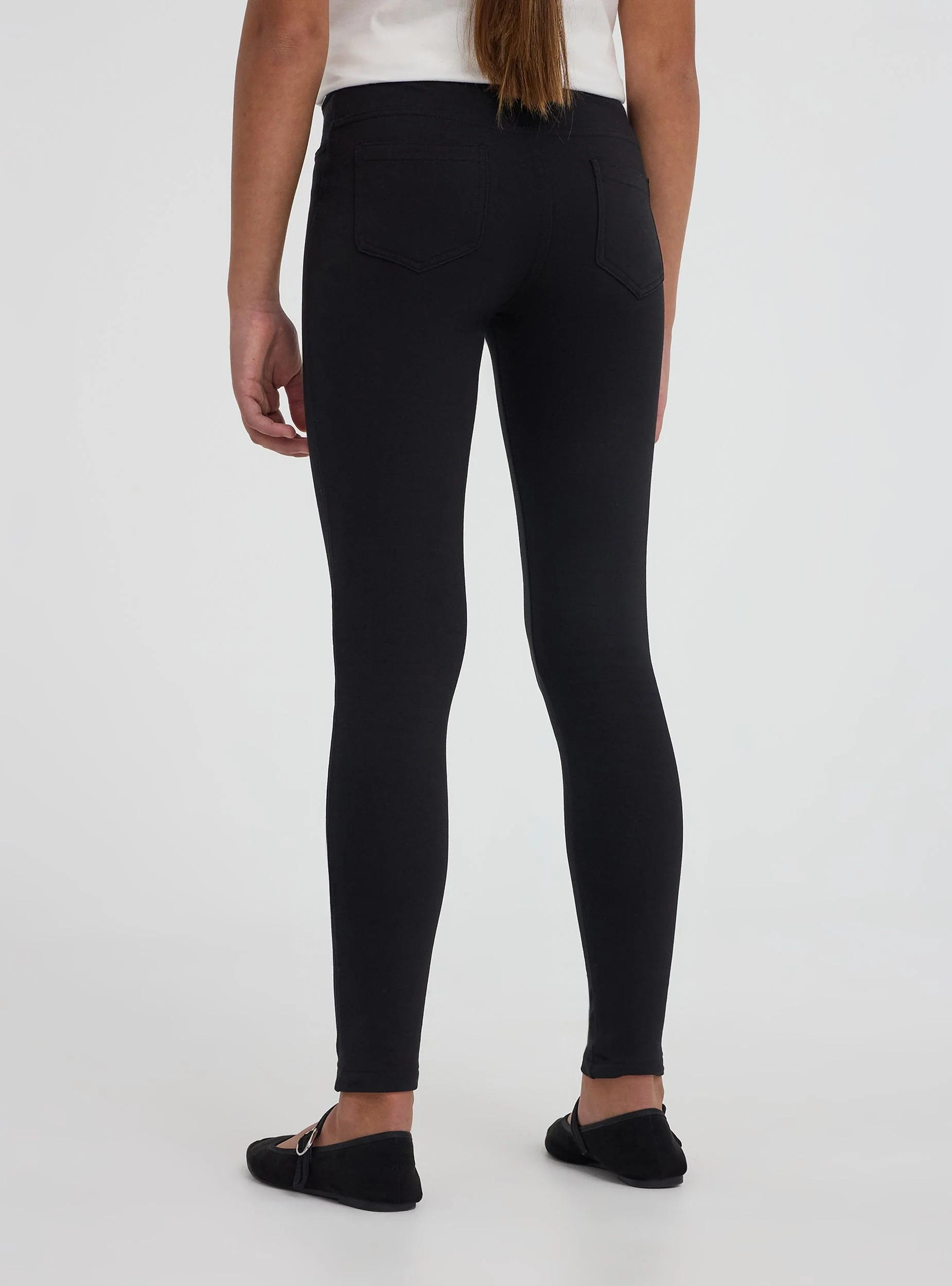 Jeggings leggeri elasticizzati tinta unita - Image 2