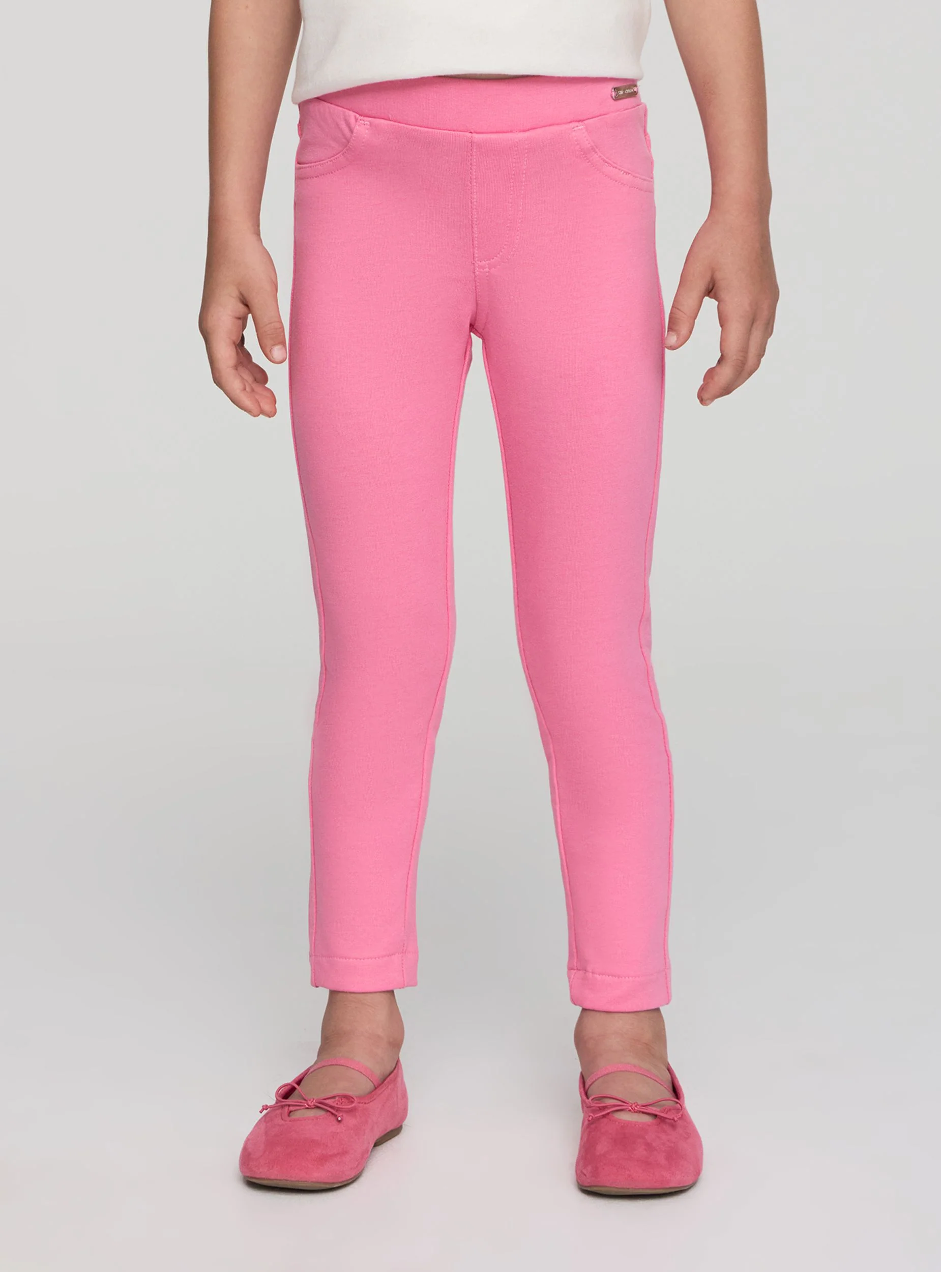 Jeggings leggeri elasticizzati tinta unita - Image 2