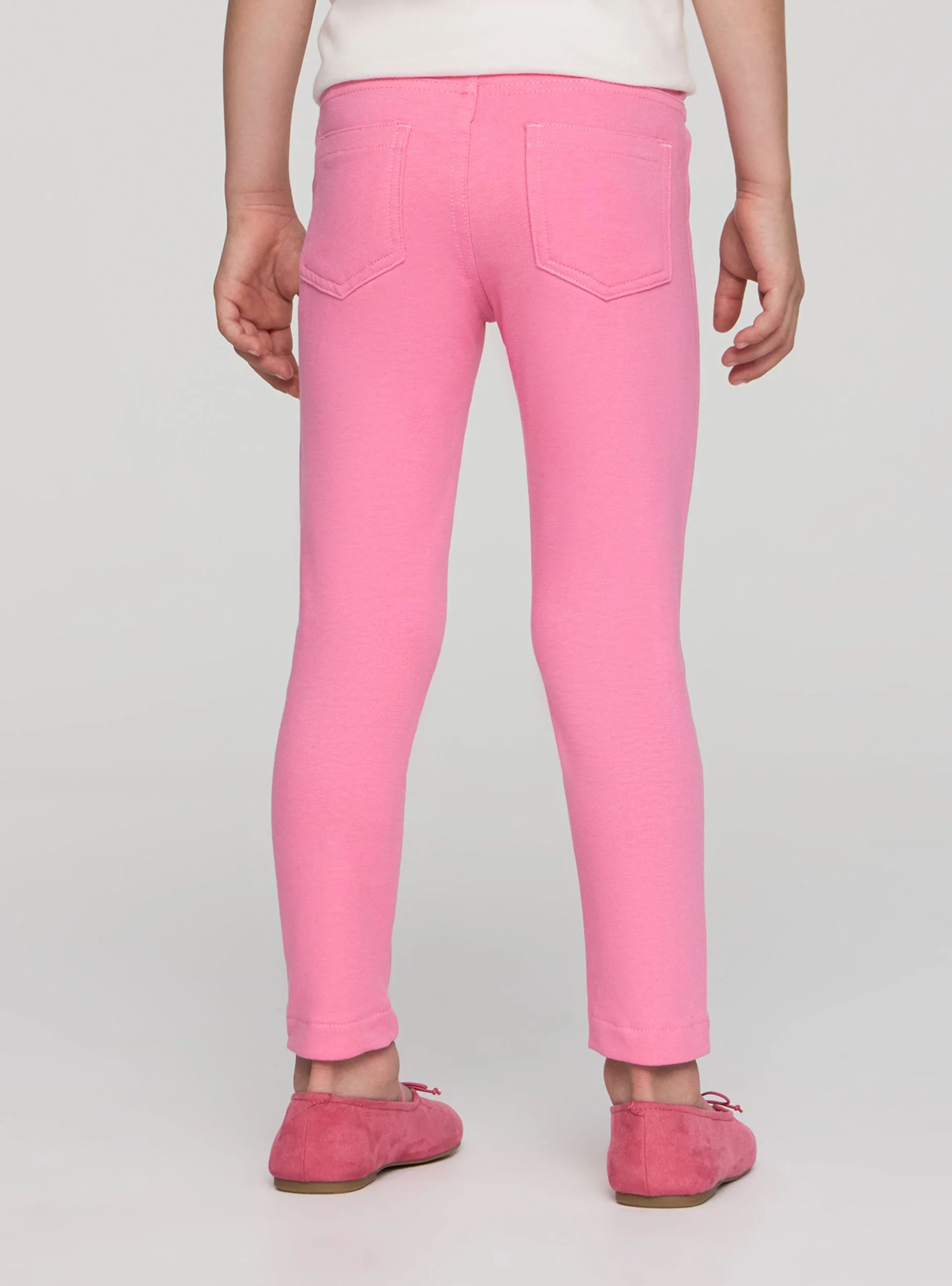 Jeggings leggeri elasticizzati tinta unita - Image 3