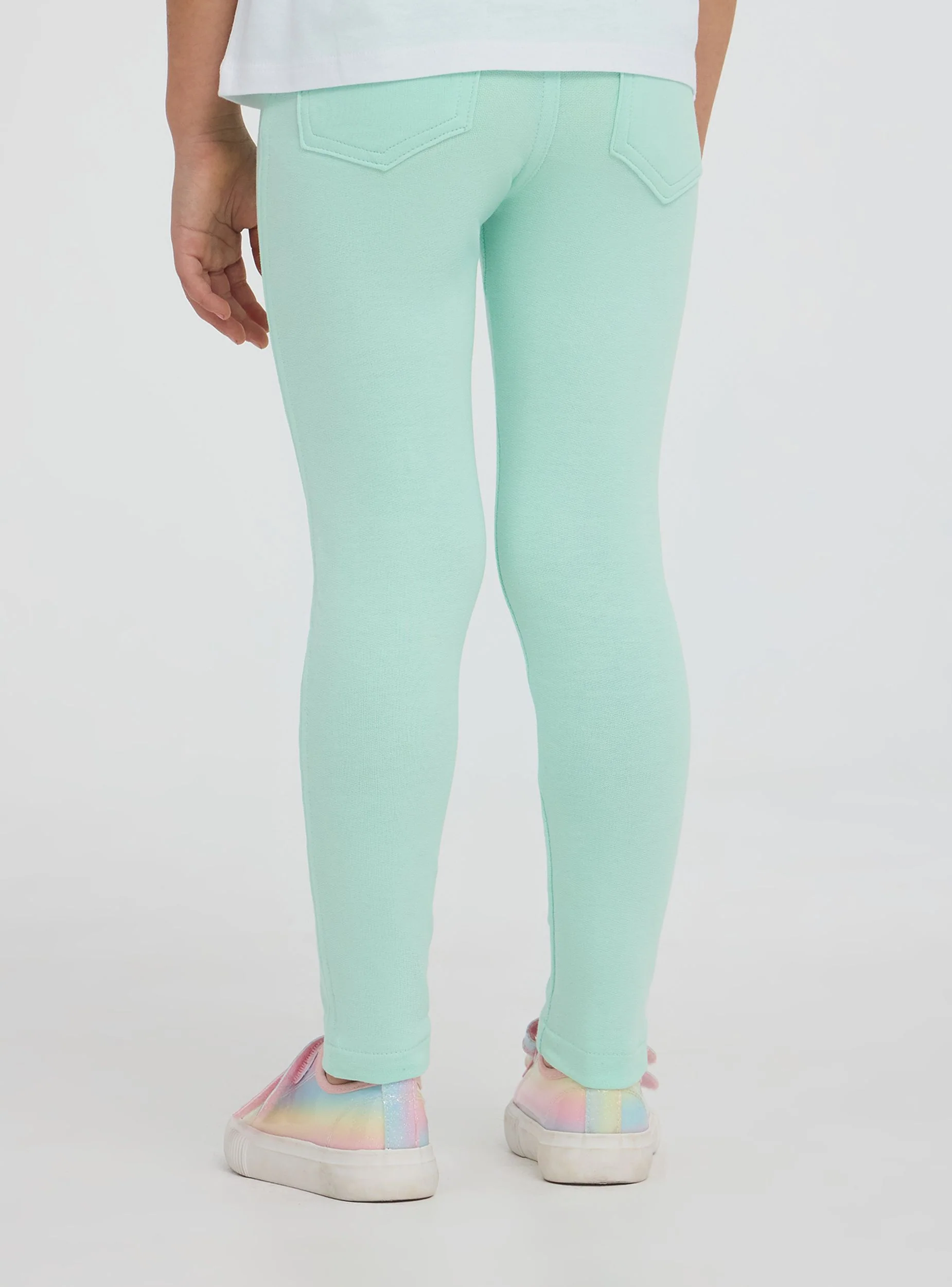 Jeggings leggeri elasticizzati tinta unita
