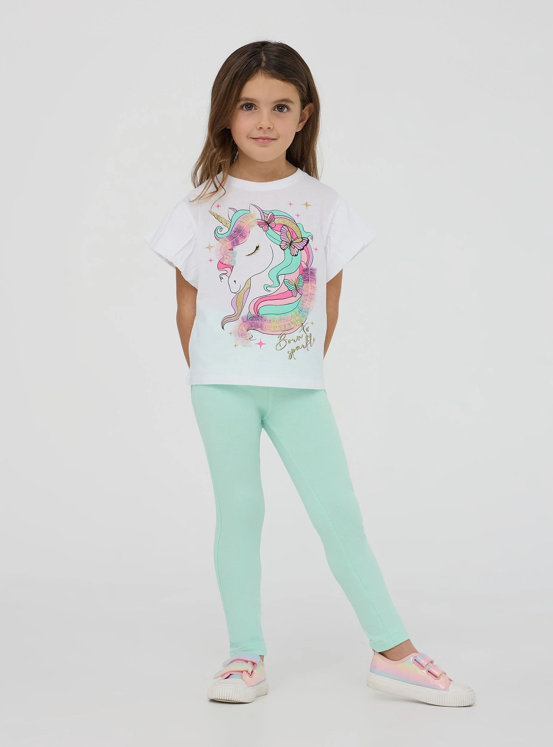 Jeggings leggeri elasticizzati tinta unita - Image 2