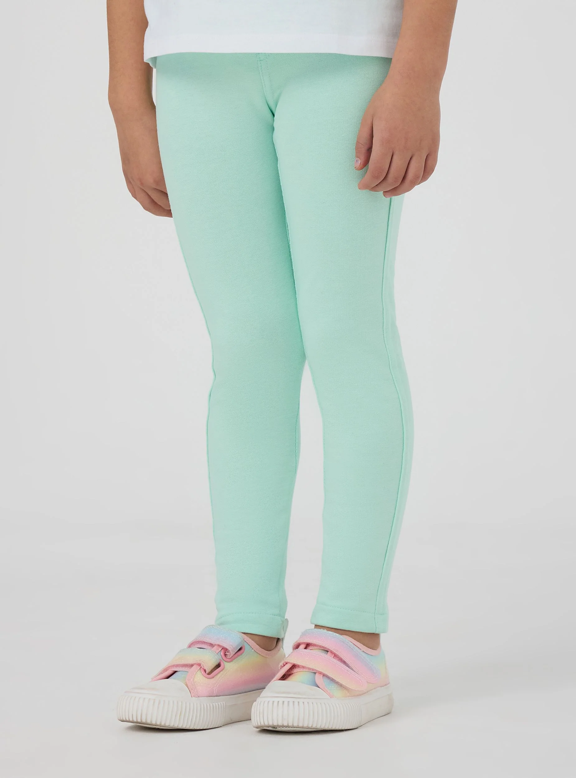 Jeggings leggeri elasticizzati tinta unita - Image 3