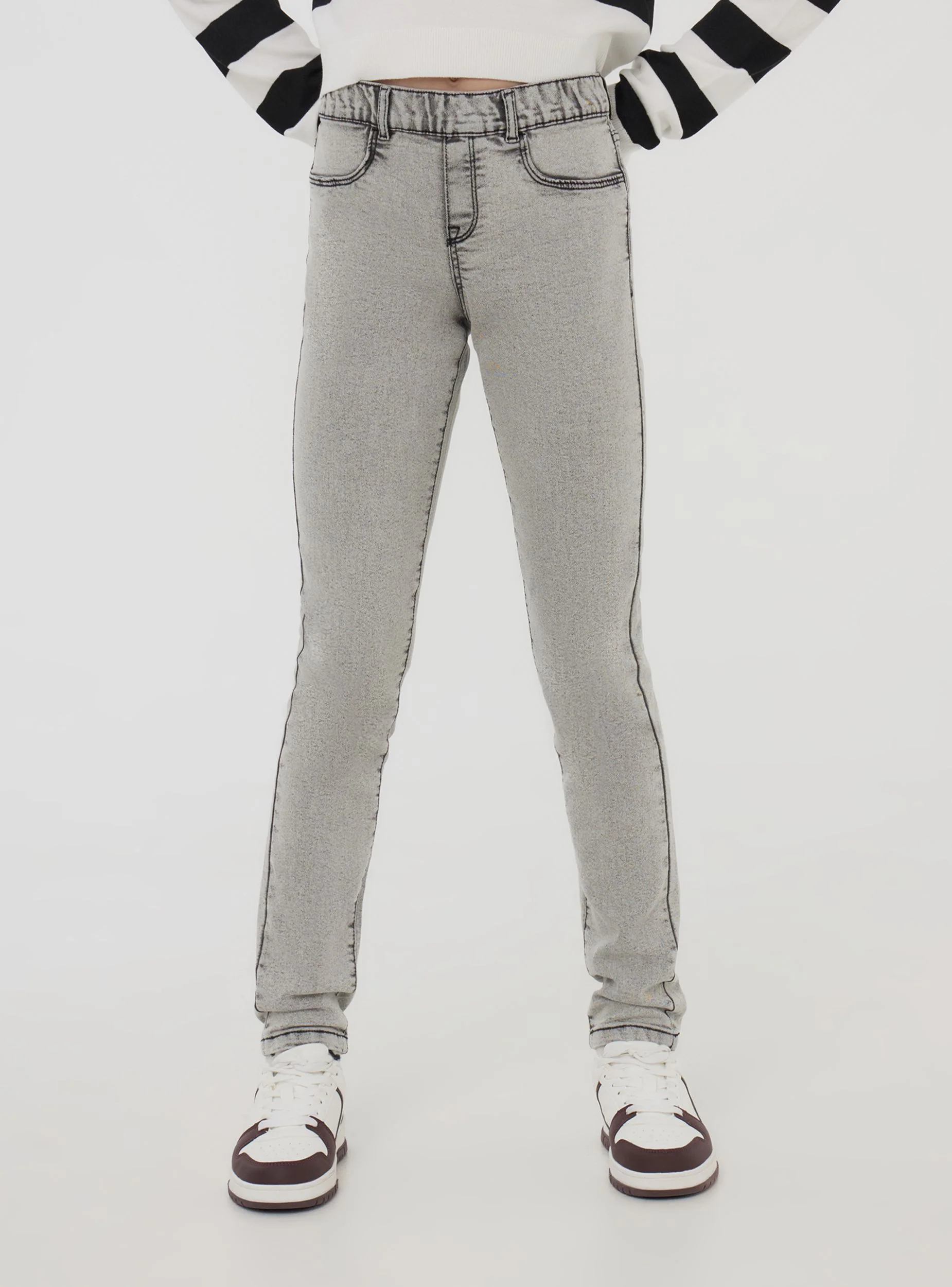 Jeggings tinta unita