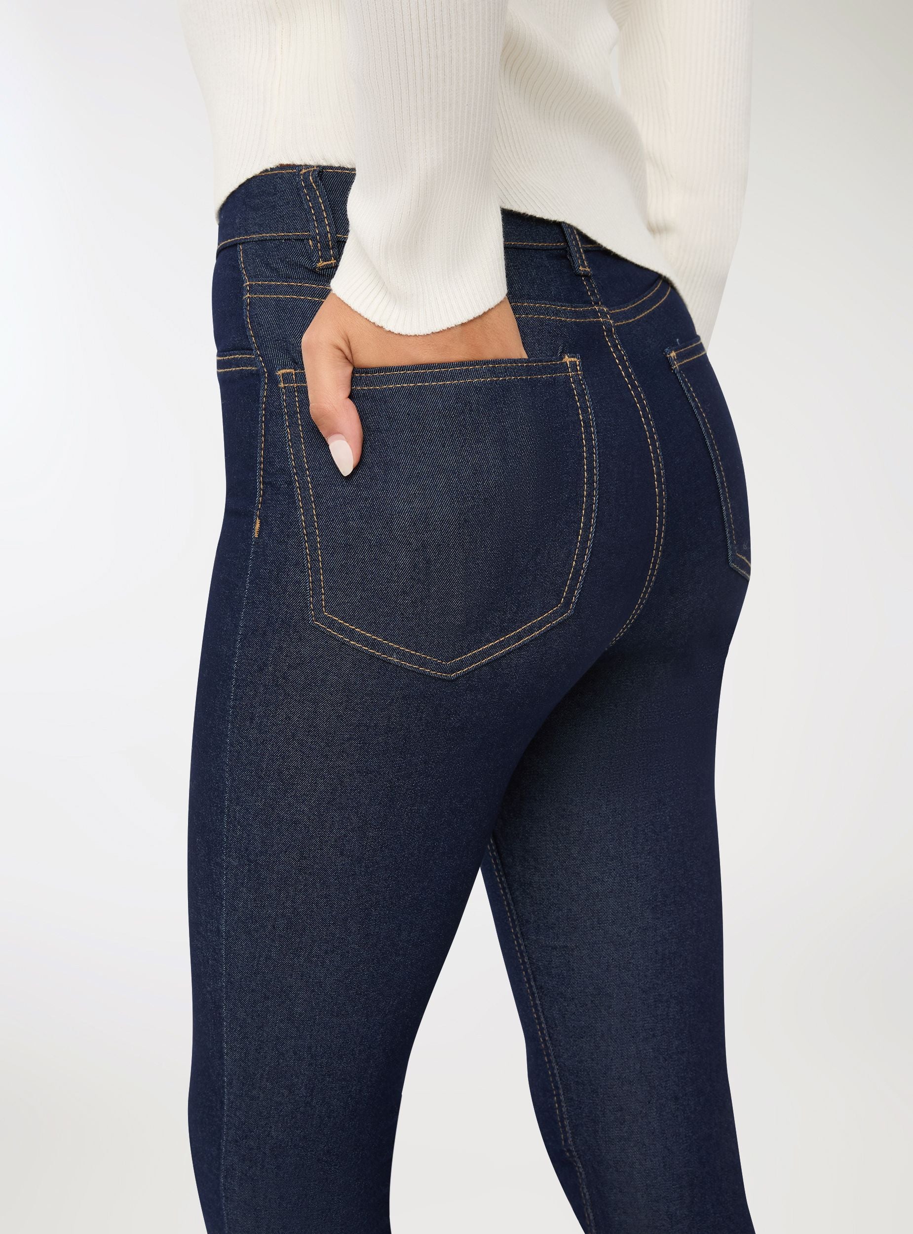 Jeggings vita alta