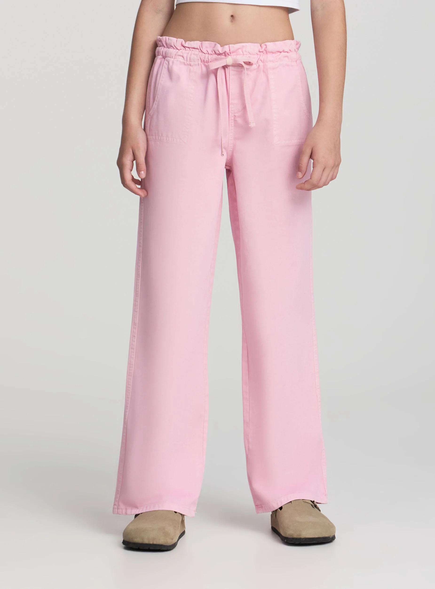Jogger wide leg con coulisse - Image 3