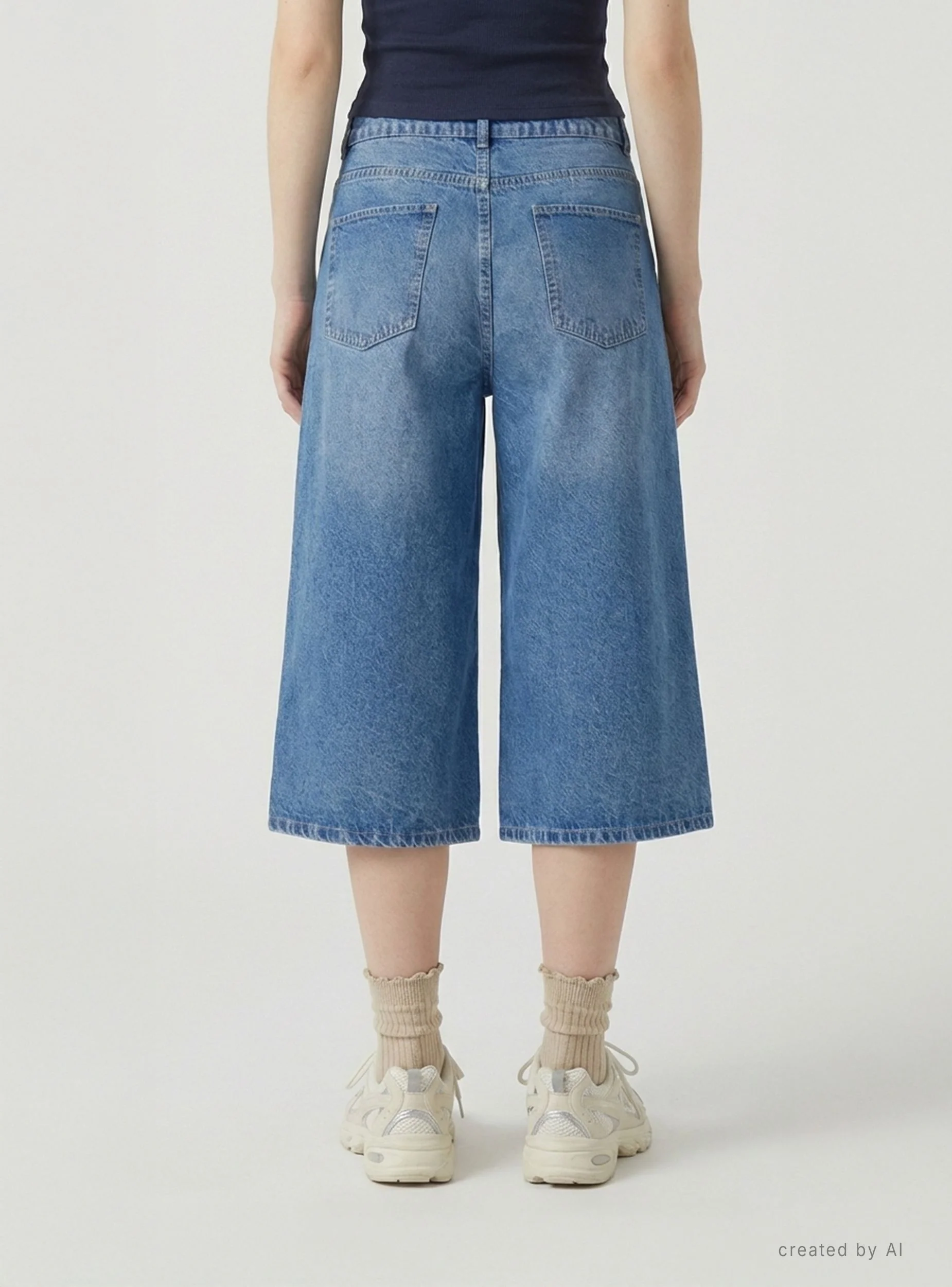 Jorts ampi a cinque tasche - Image 3
