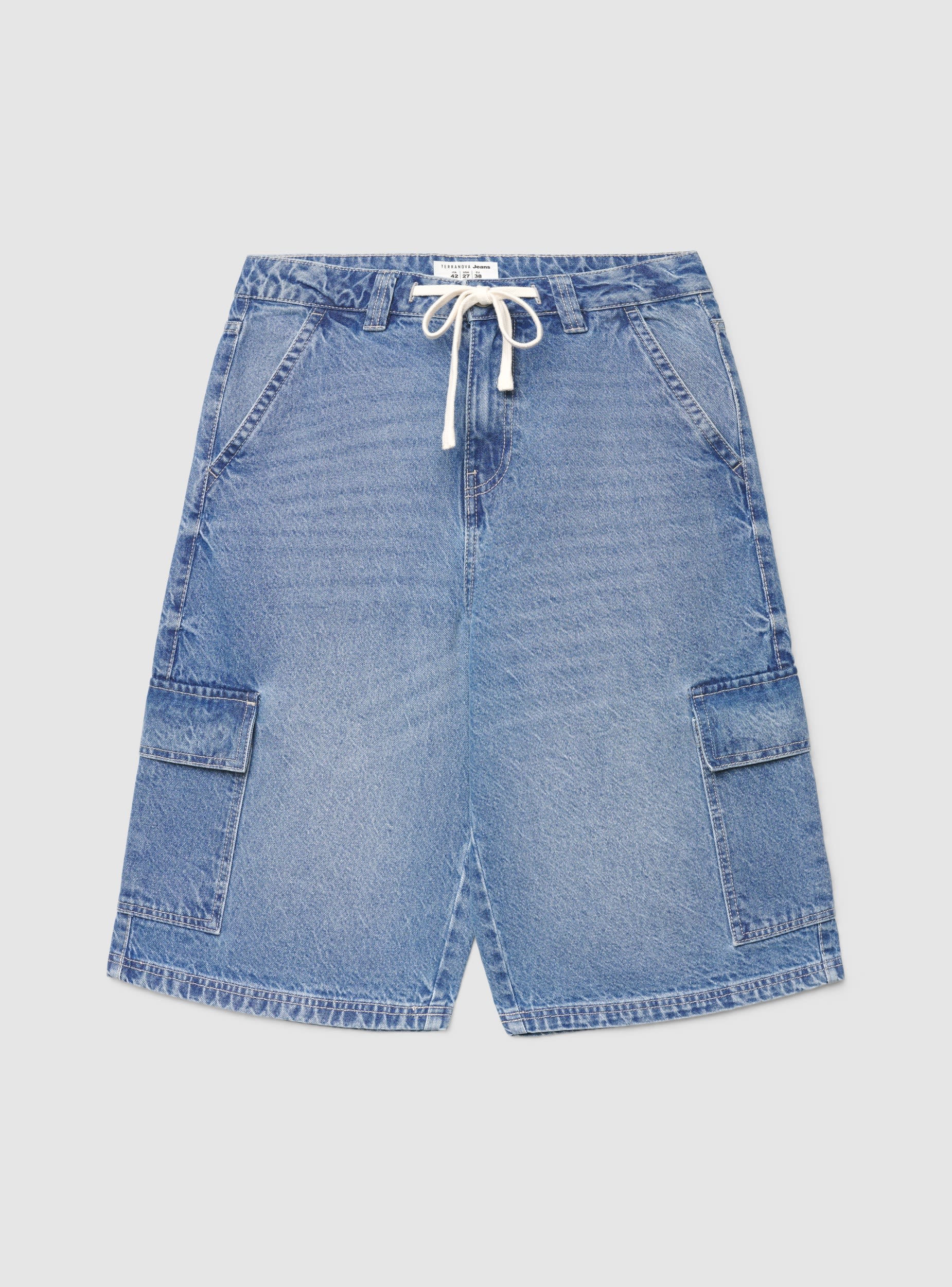 Jorts cargo con tasconi e coulisse - Image 6