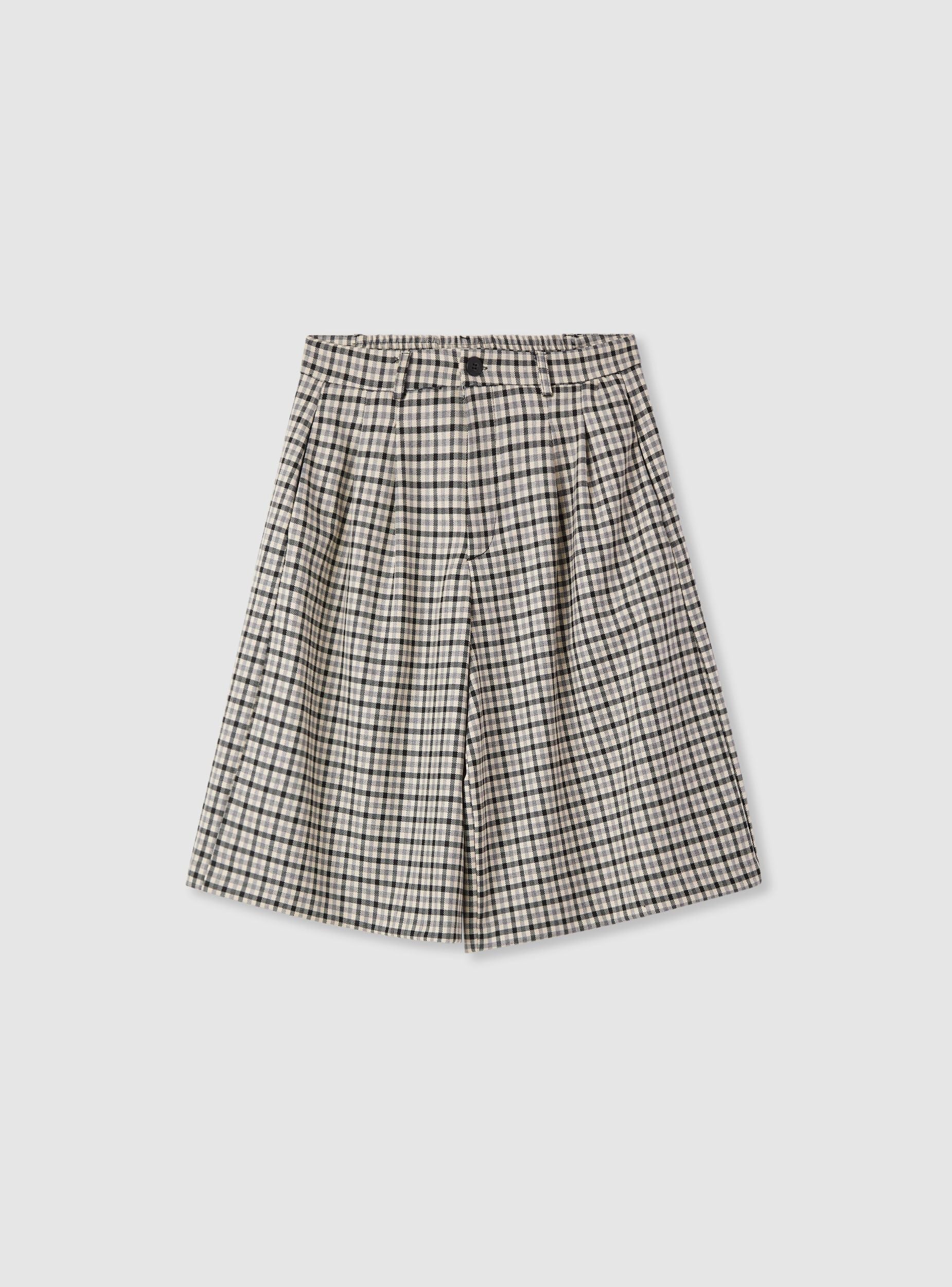 Jorts con pieghe a fantasia - Image 5