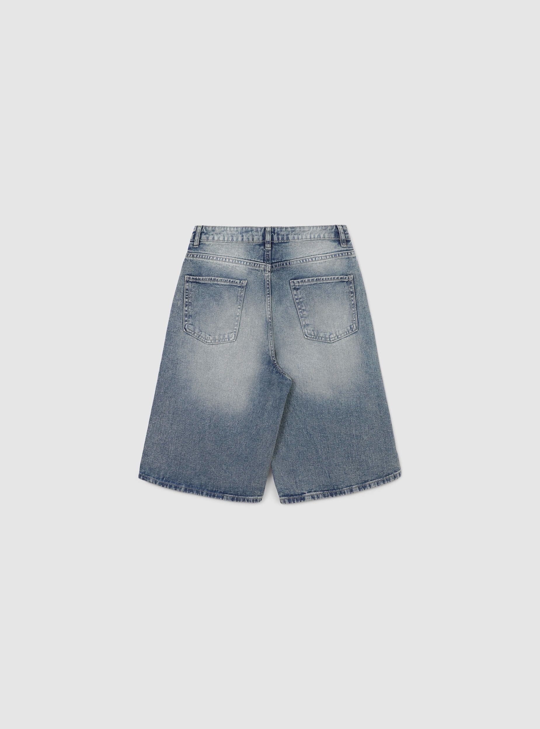Jorts in denim sovratinti - Image 7