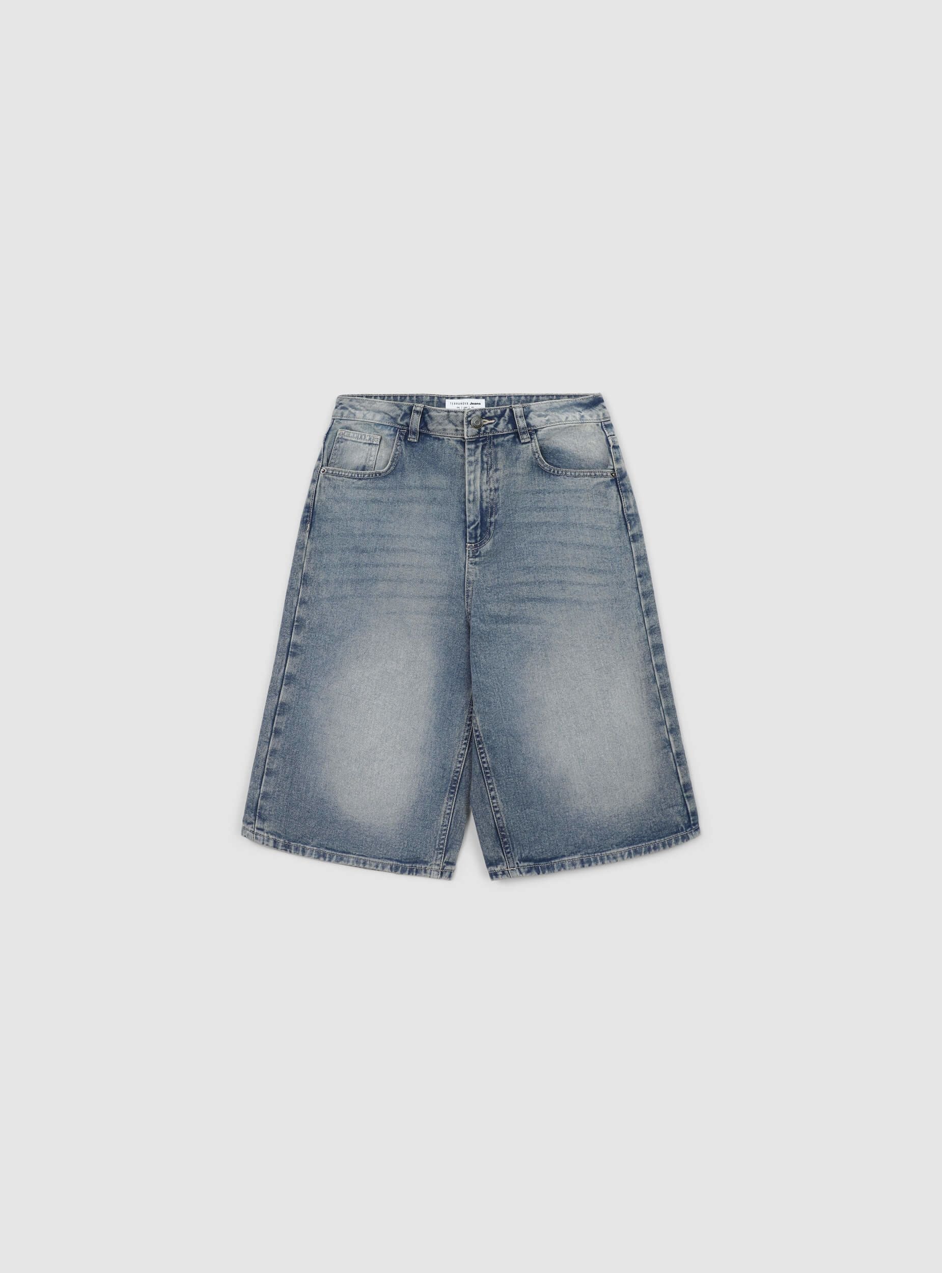 Jorts in denim sovratinti - Image 8