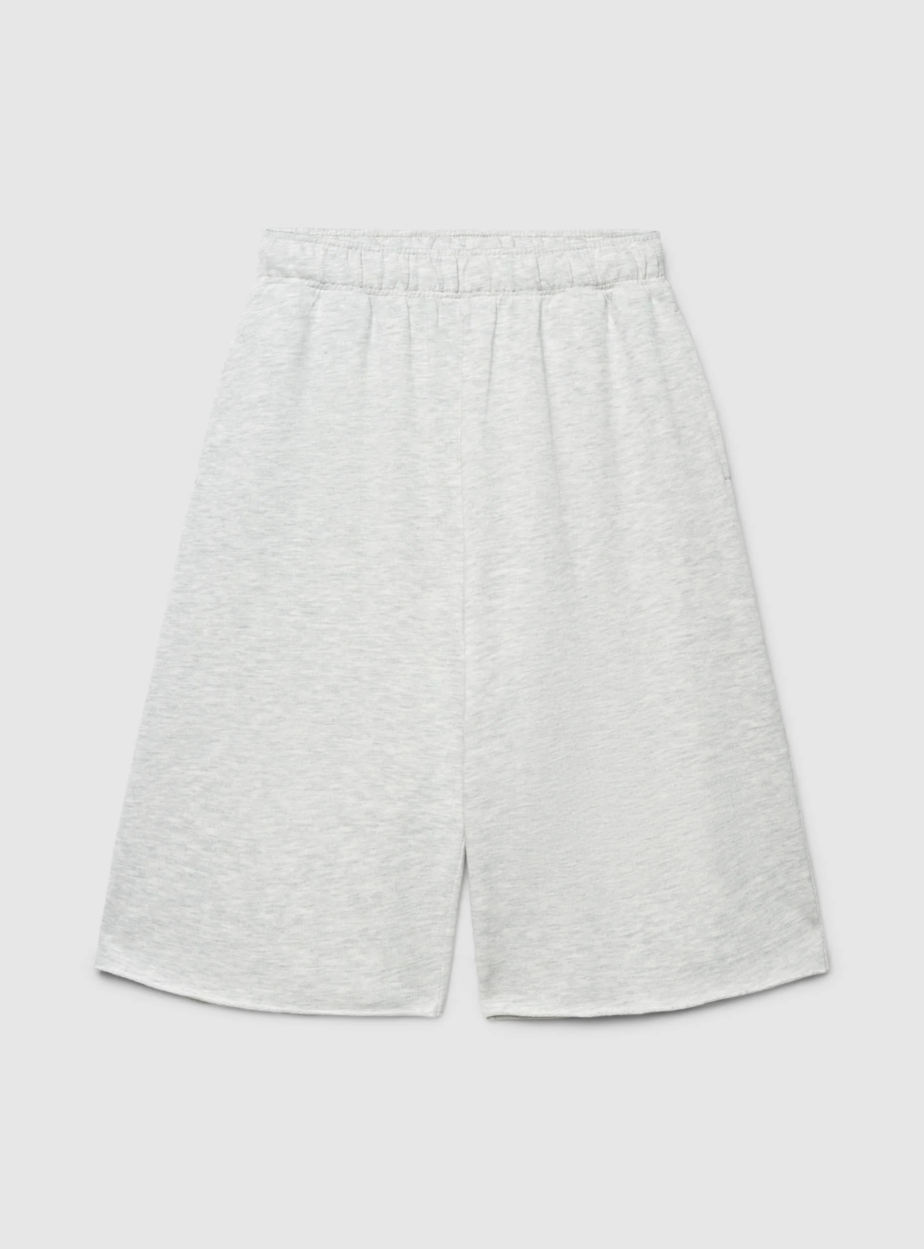 Jorts in felpa a tinta unita - Image 7