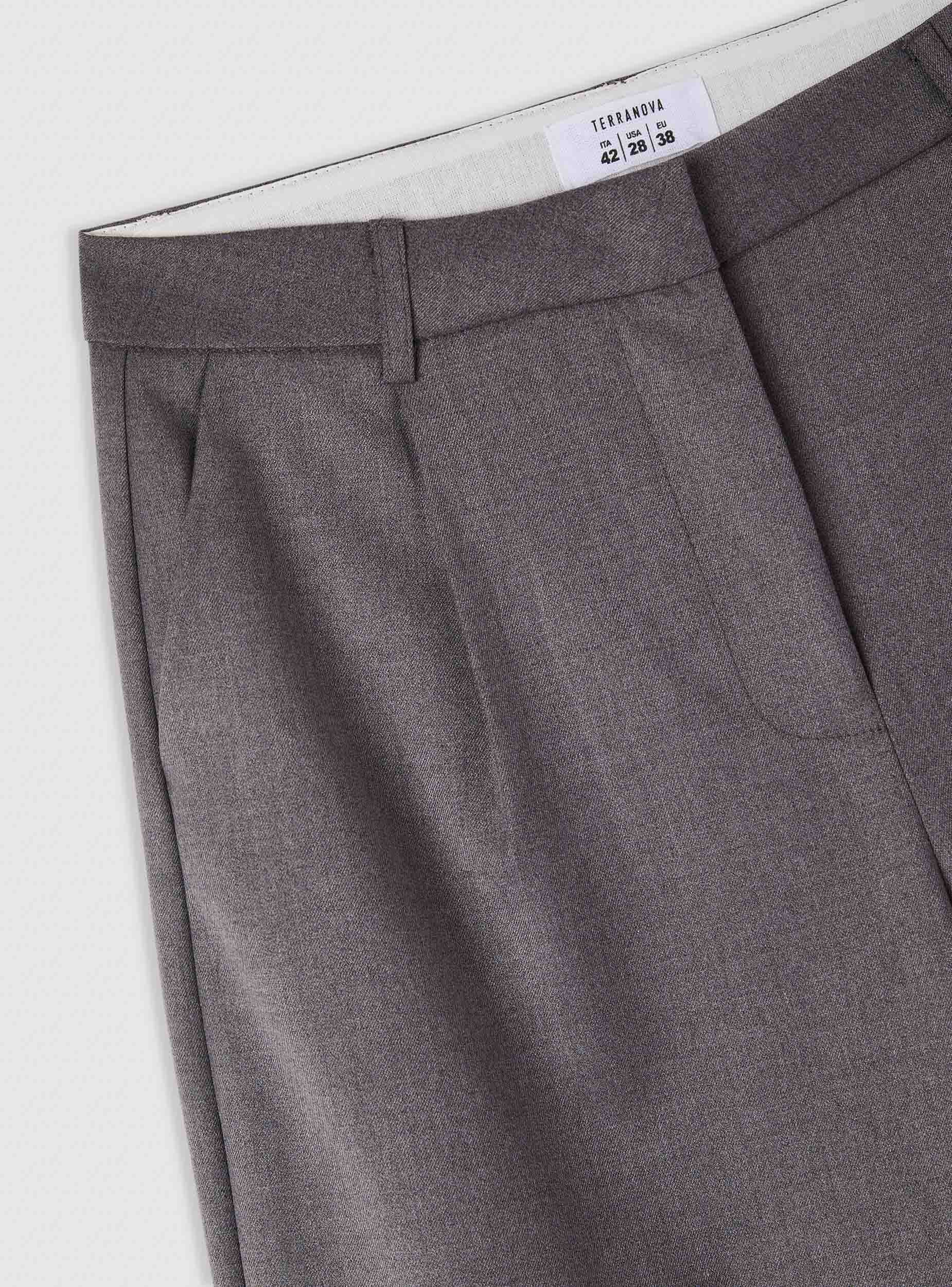 Jorts sartoriali a tinta unita - Image 7