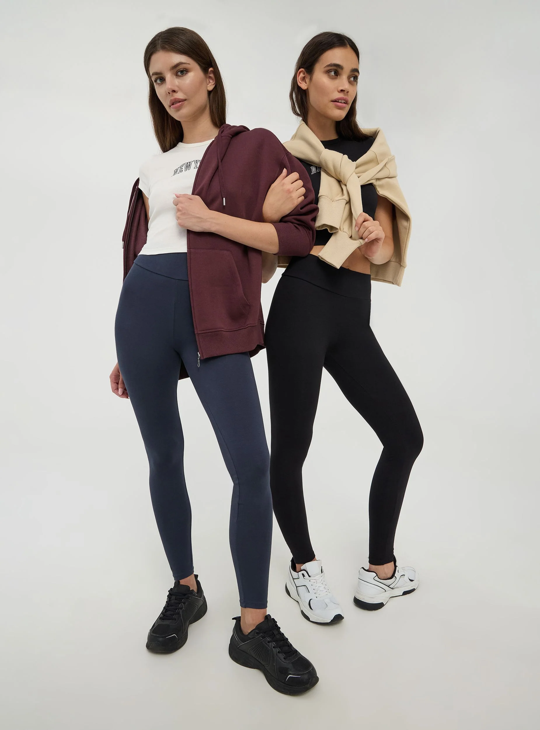 Leggings a vita alta in tessuto pesante - Image 7
