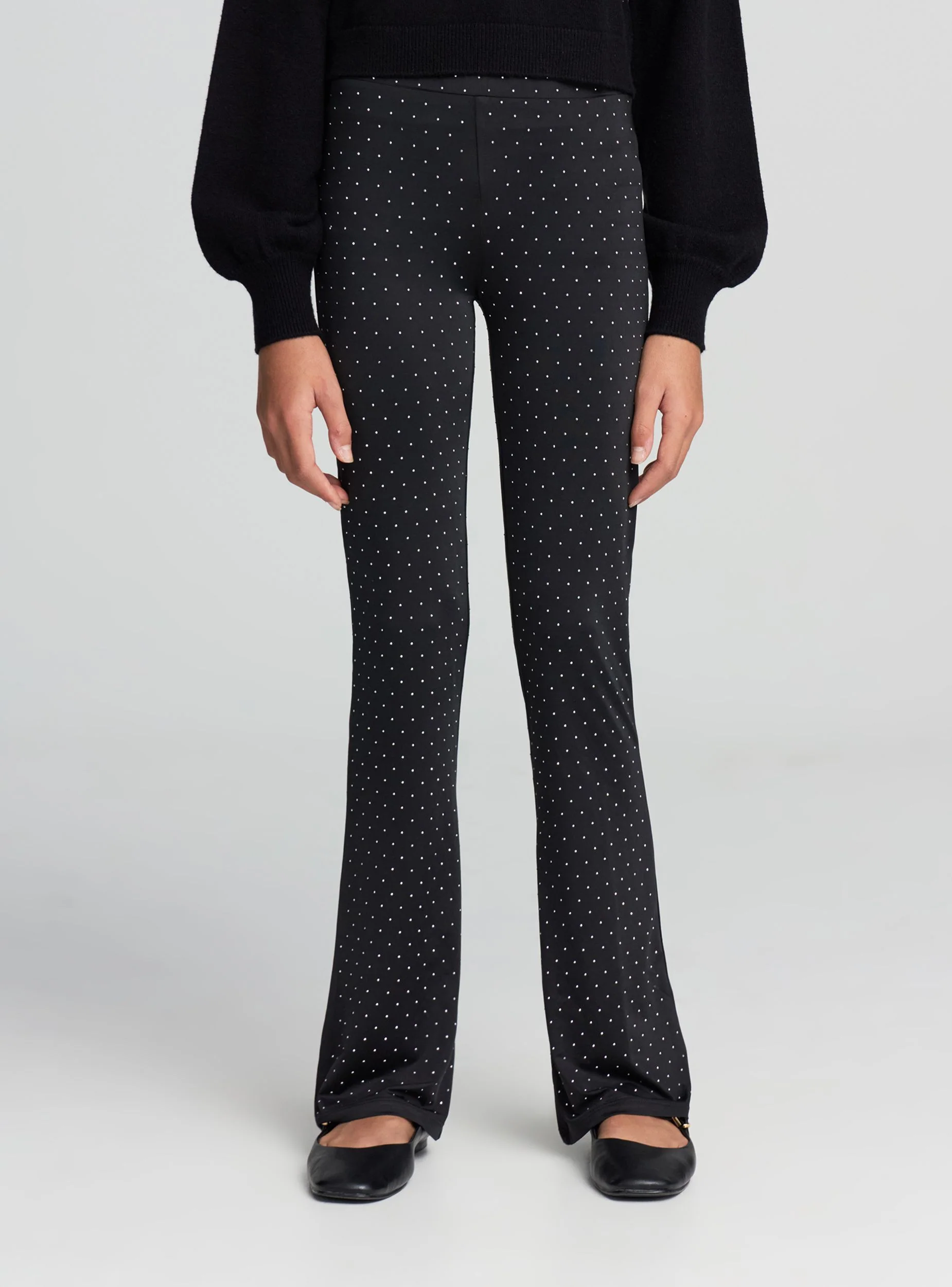 Leggings a zampa con strass - Image 2