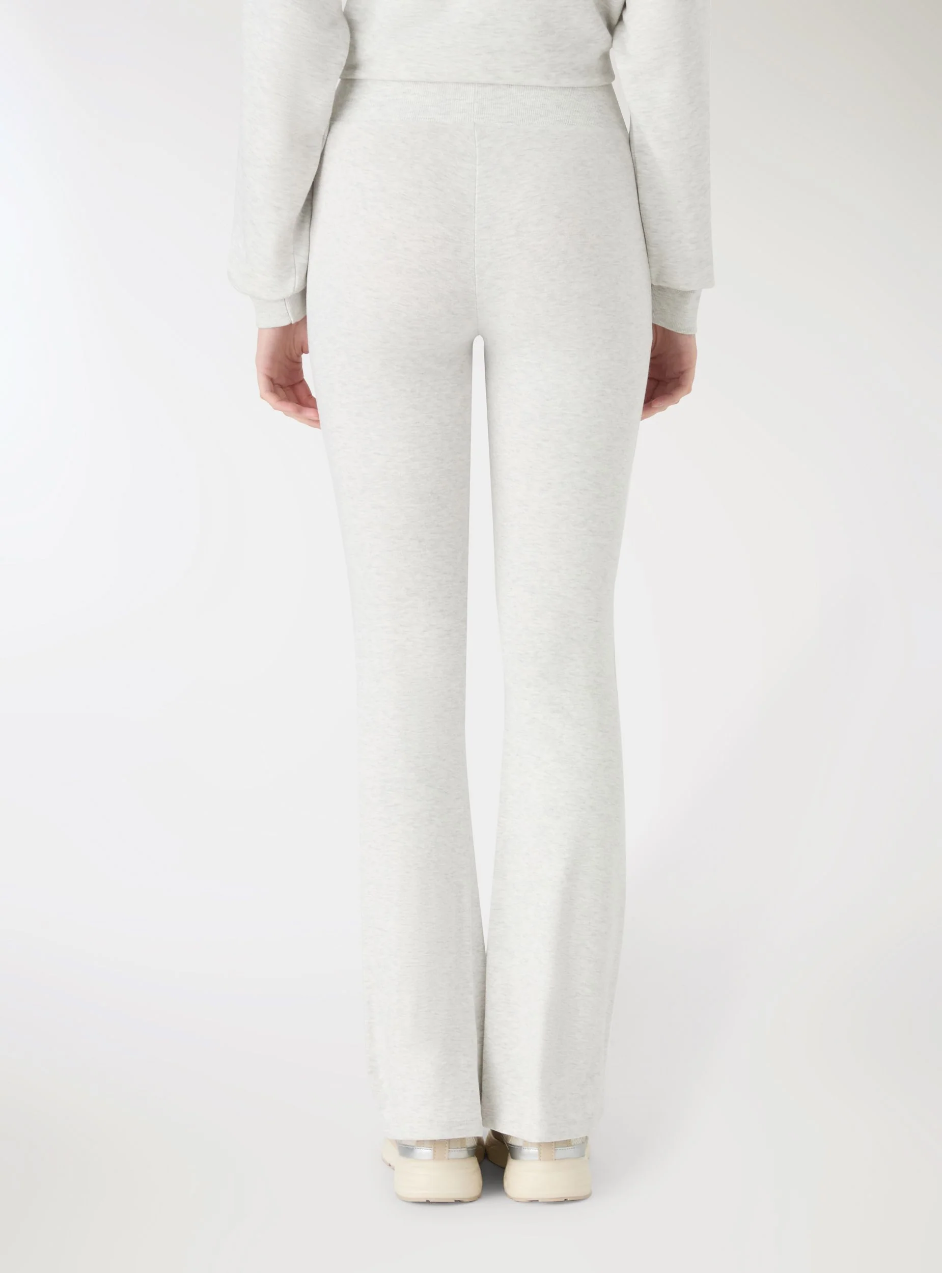 Leggings a zampa tinta unita - Image 2