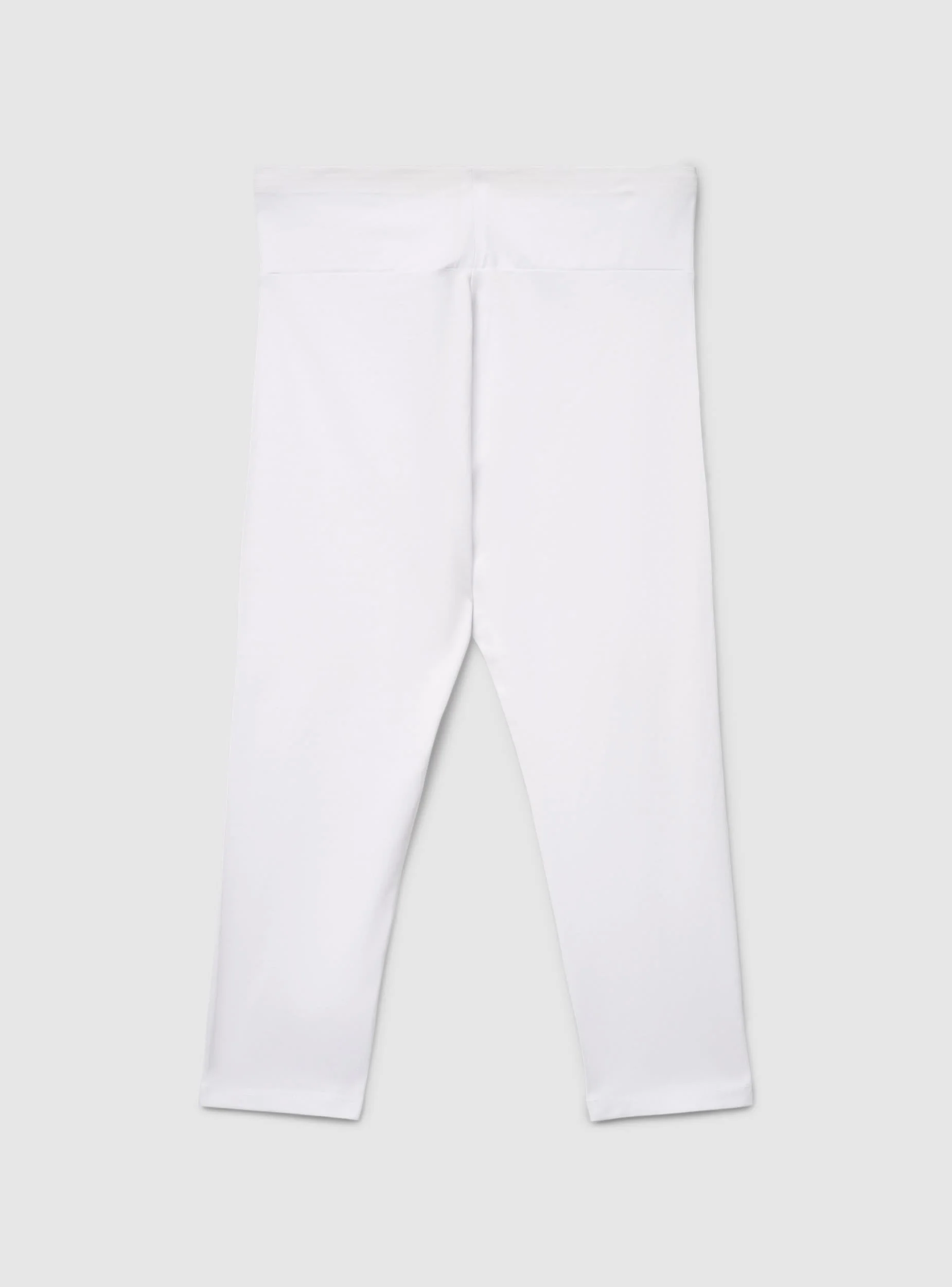 Leggings capri a tinta unita - Image 2