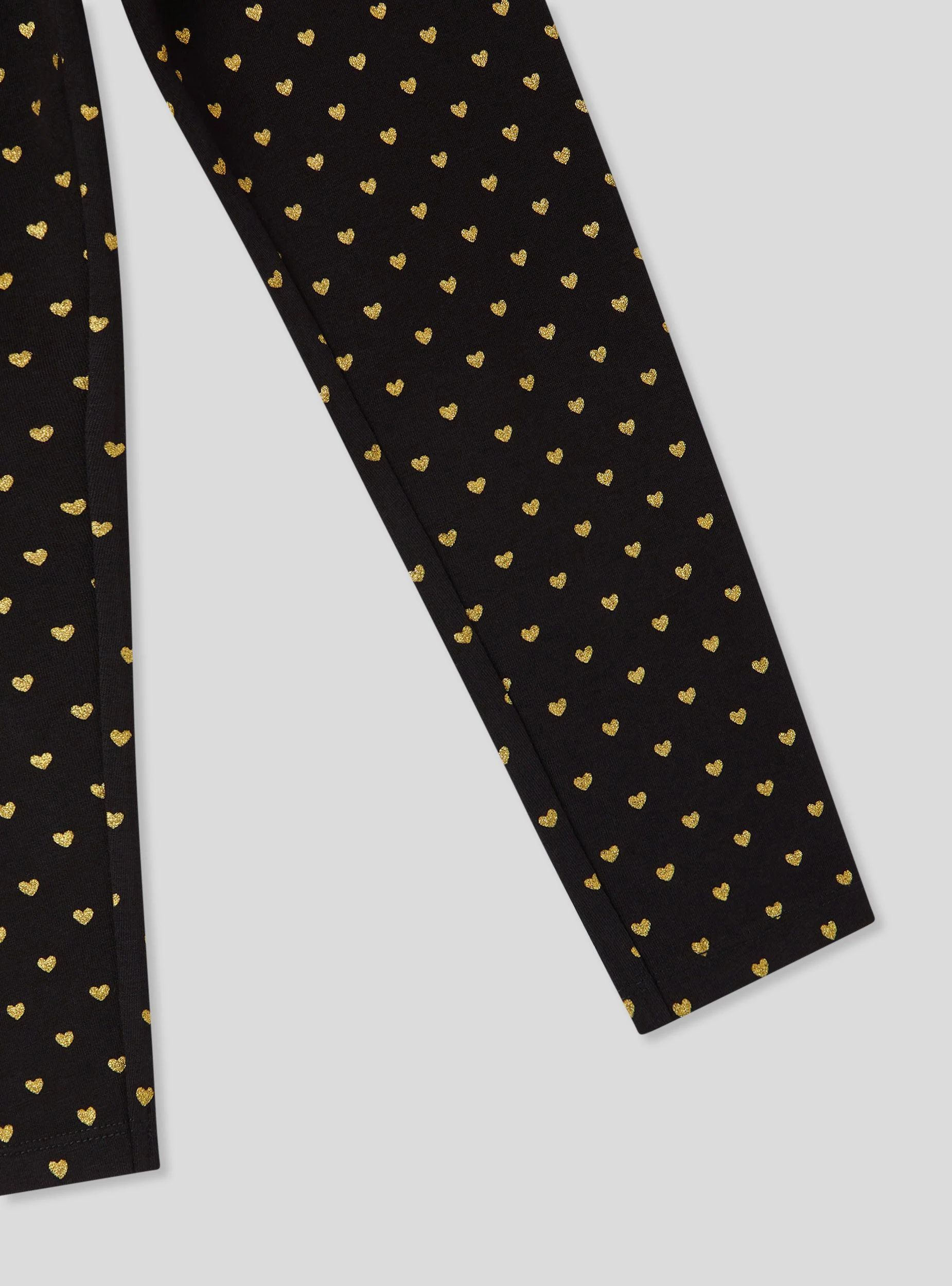 Leggings con cuoricini glitter - Image 5