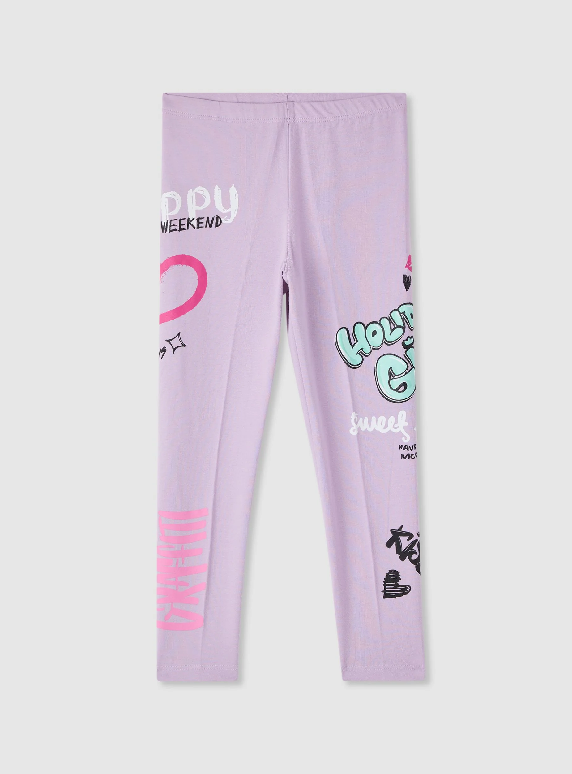 Leggings con stampa graffiti - Image 7