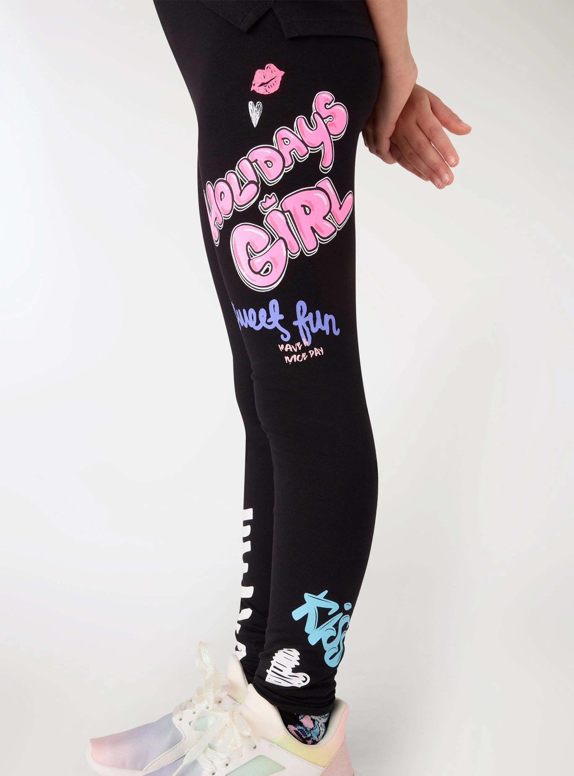 Leggings con stampa graffiti - Image 3