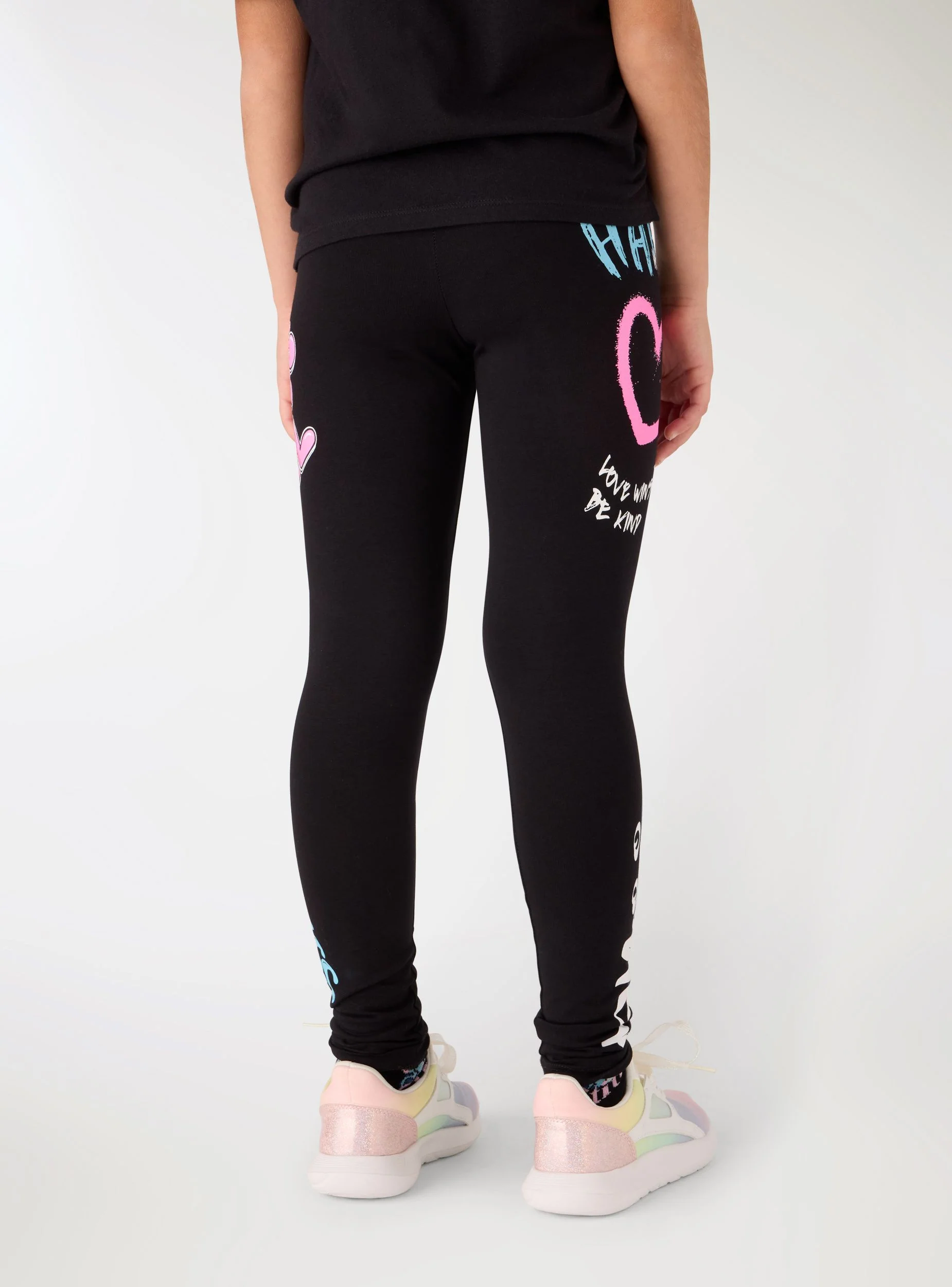 Leggings con stampa graffiti - Image 4