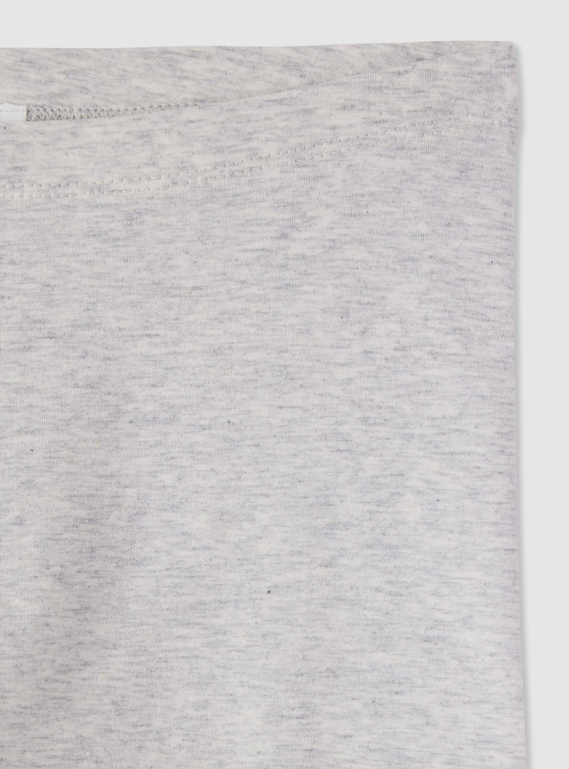 Leggings corti a tinta unita - Image 5