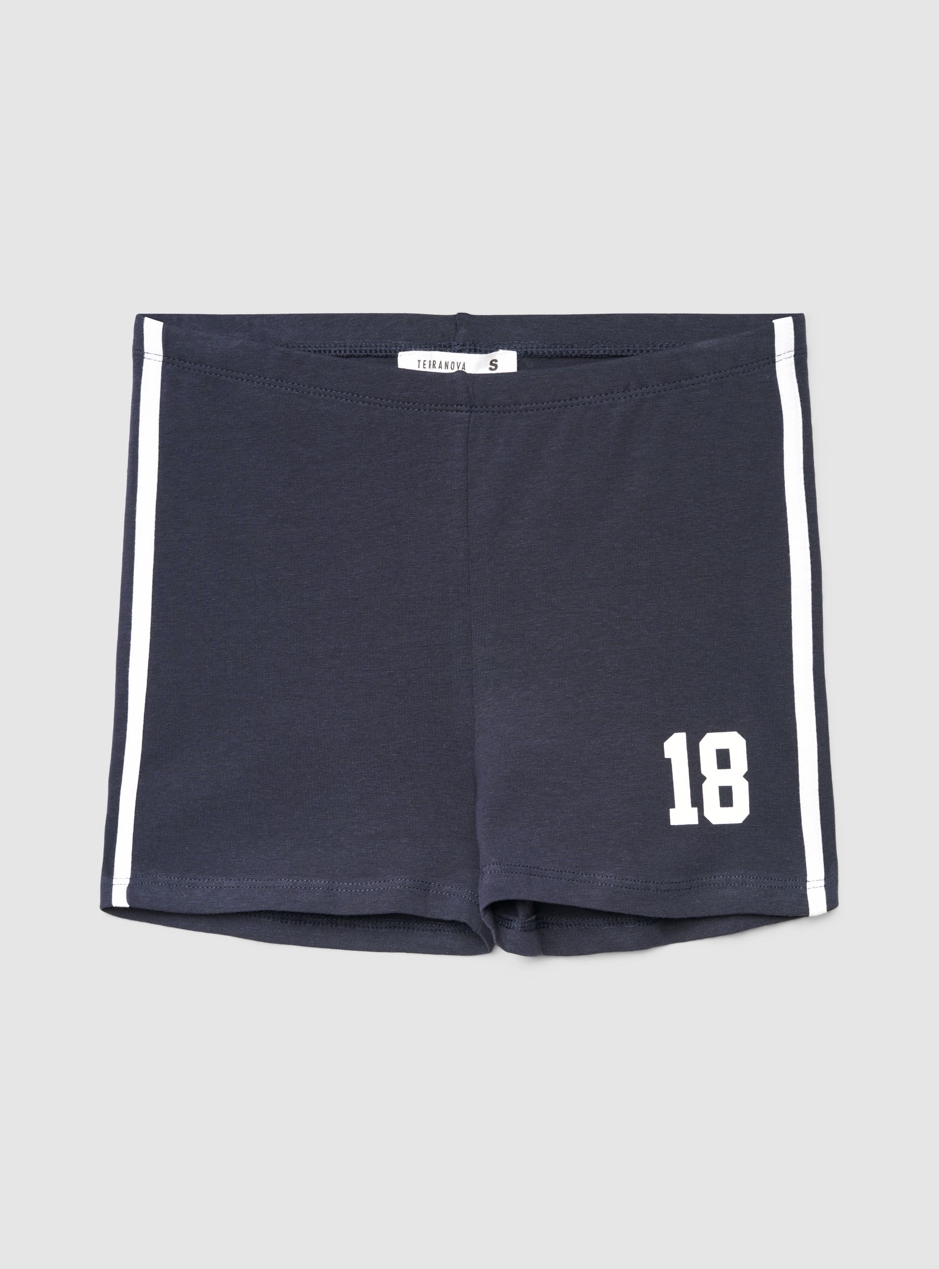 Leggings corti con bande e numero - Image 5