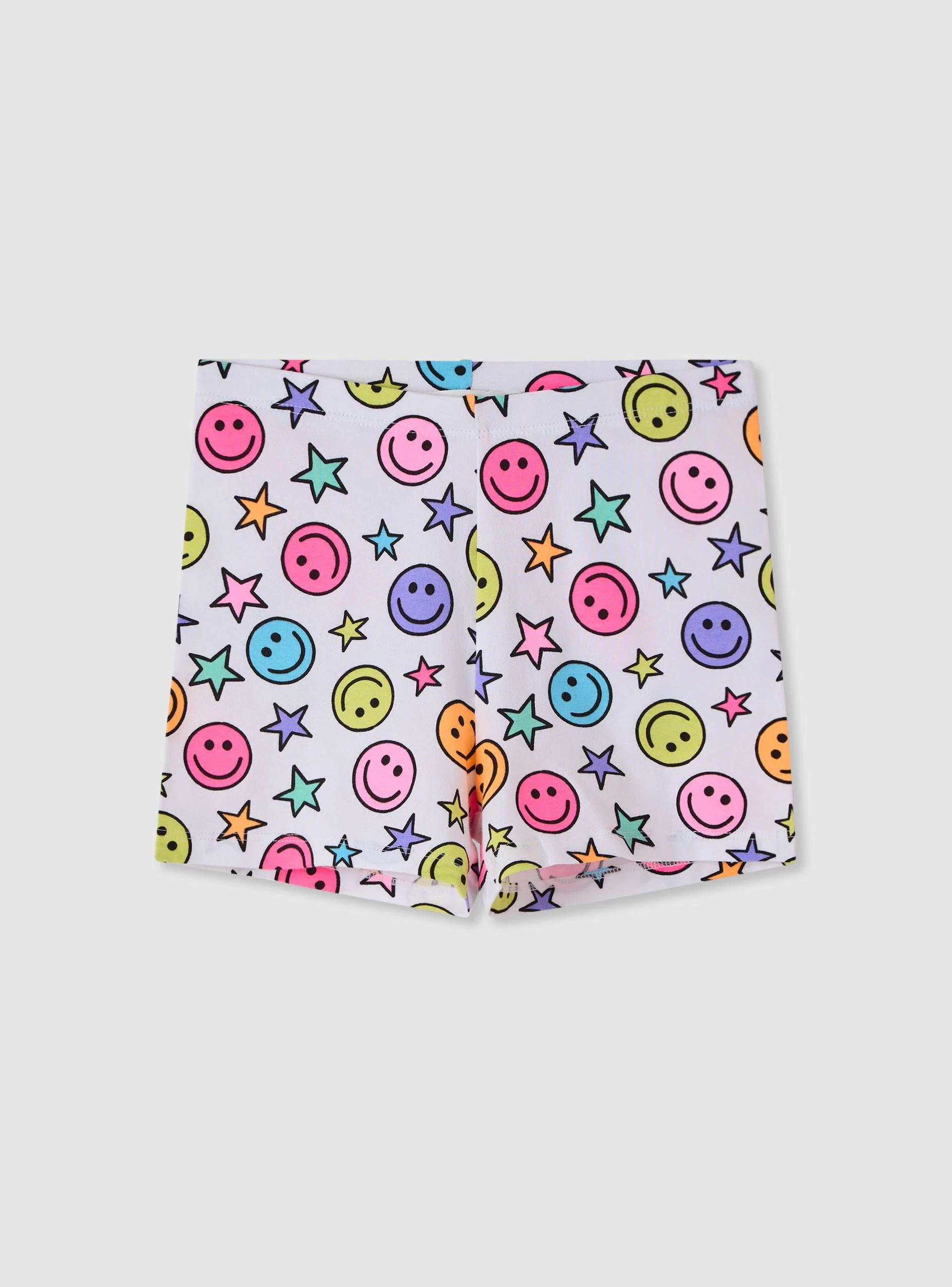 Leggings corti con stampa smile - Image 2