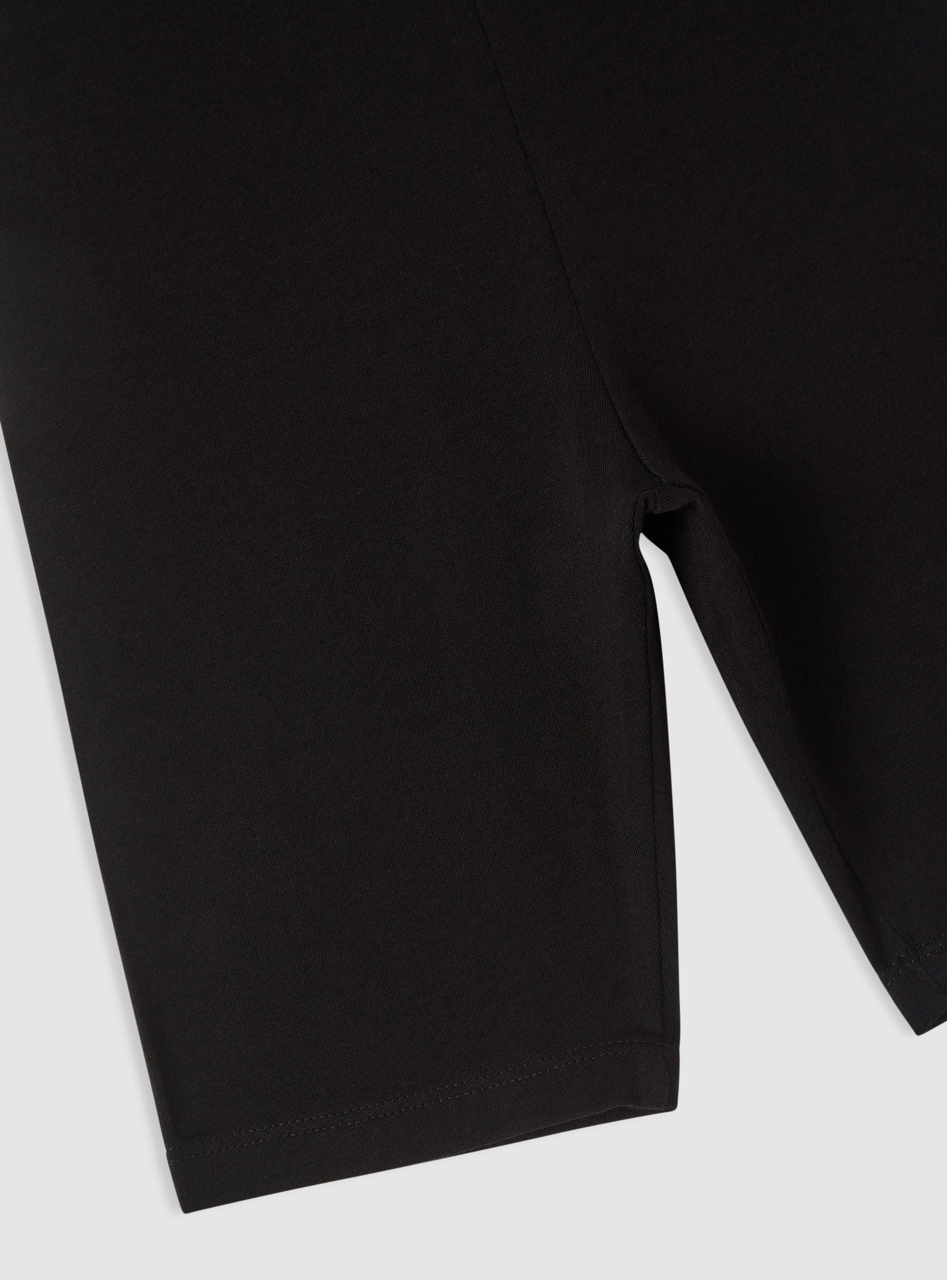 Leggings corti tinta unita
