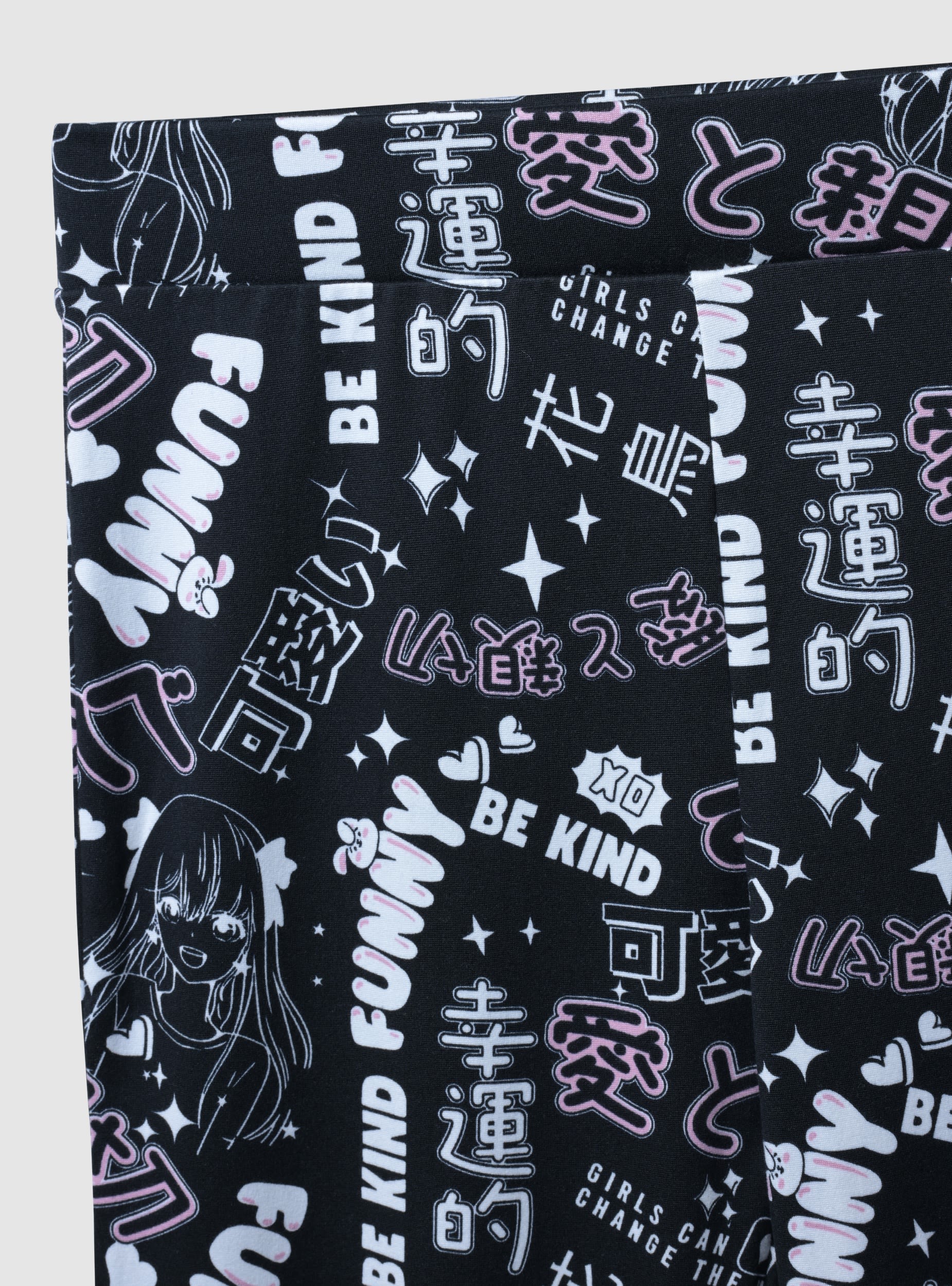 Leggings flared stampa manga - Image 5