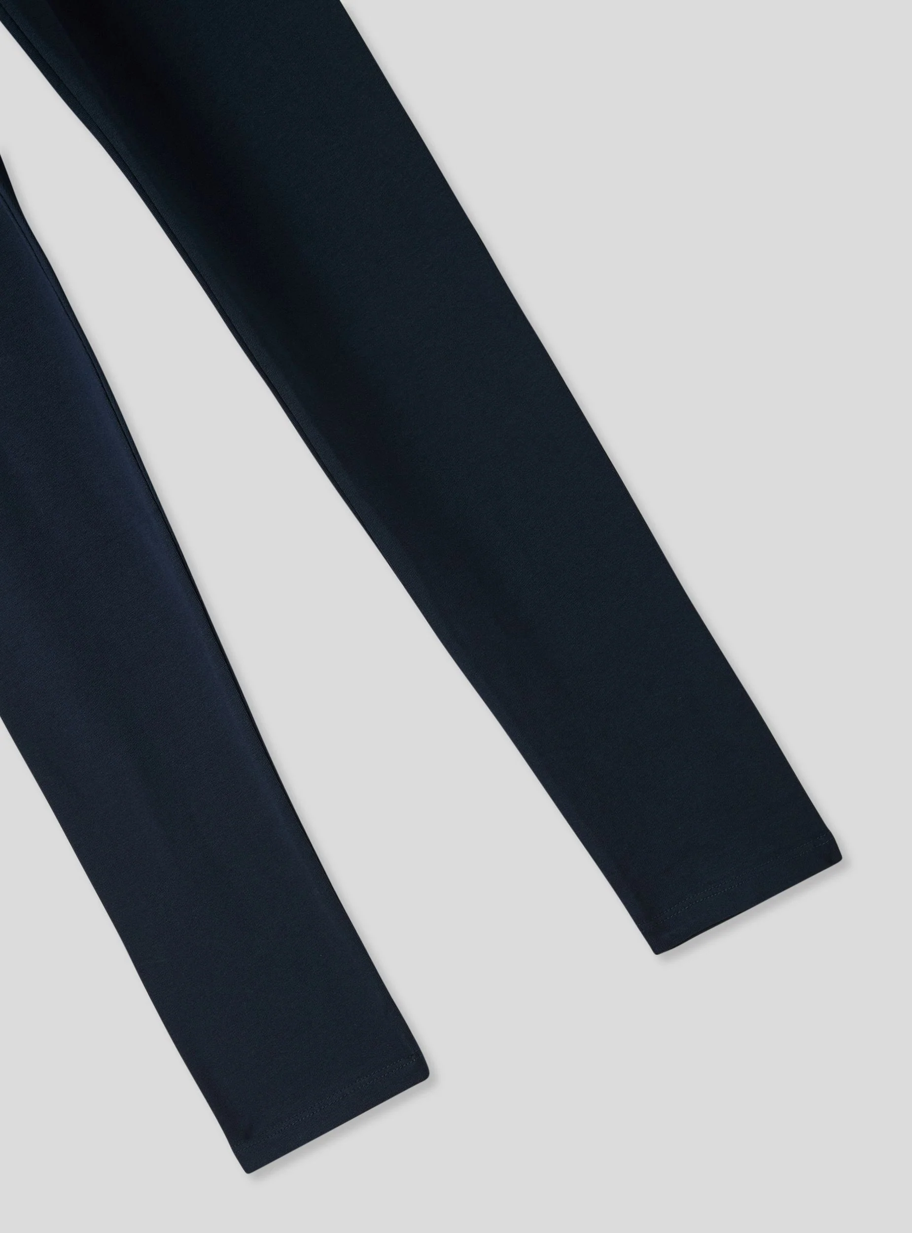 Leggings in cotone a tinta unita - Image 5