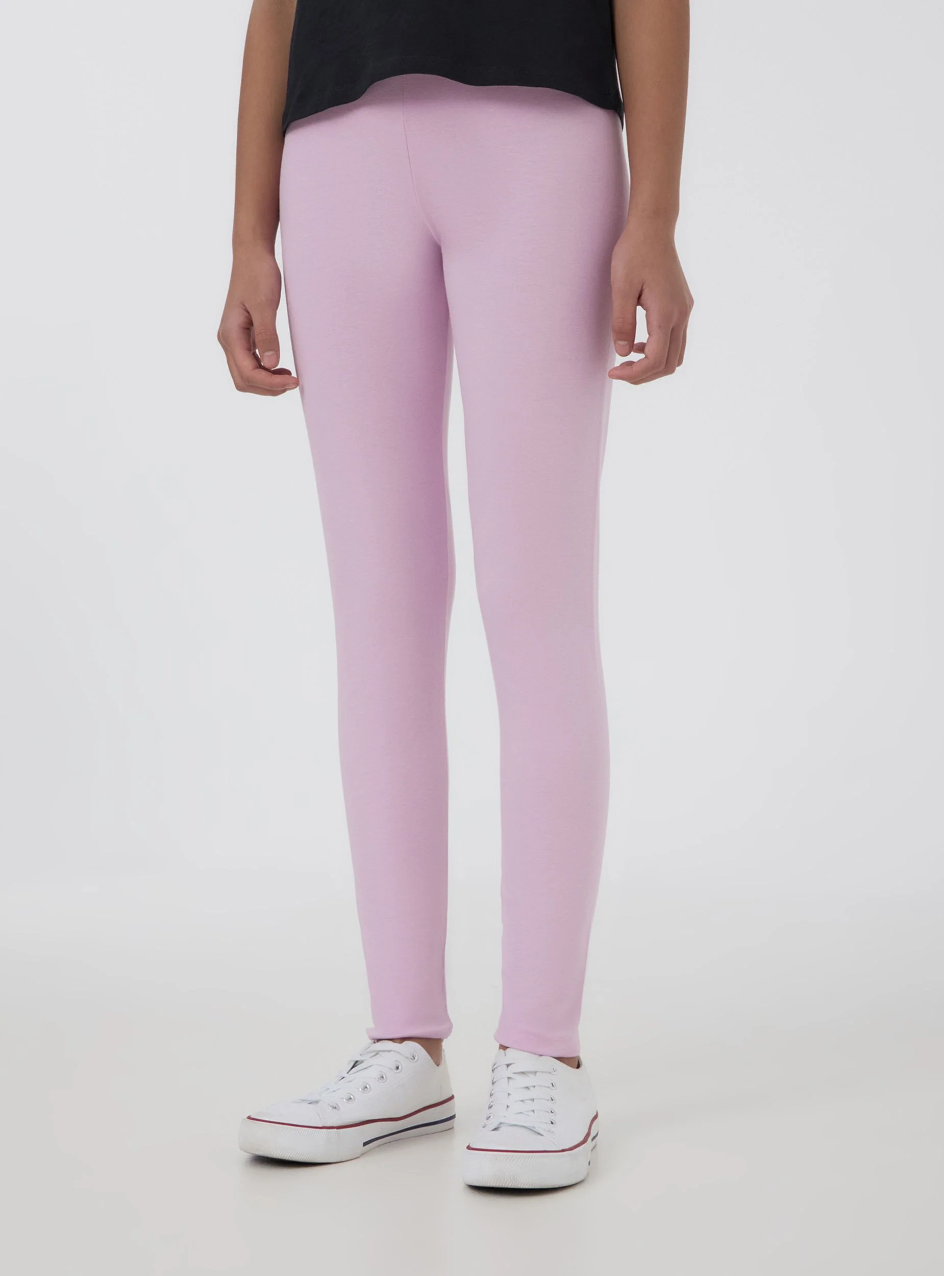 Leggings jersey stretch tinta unita