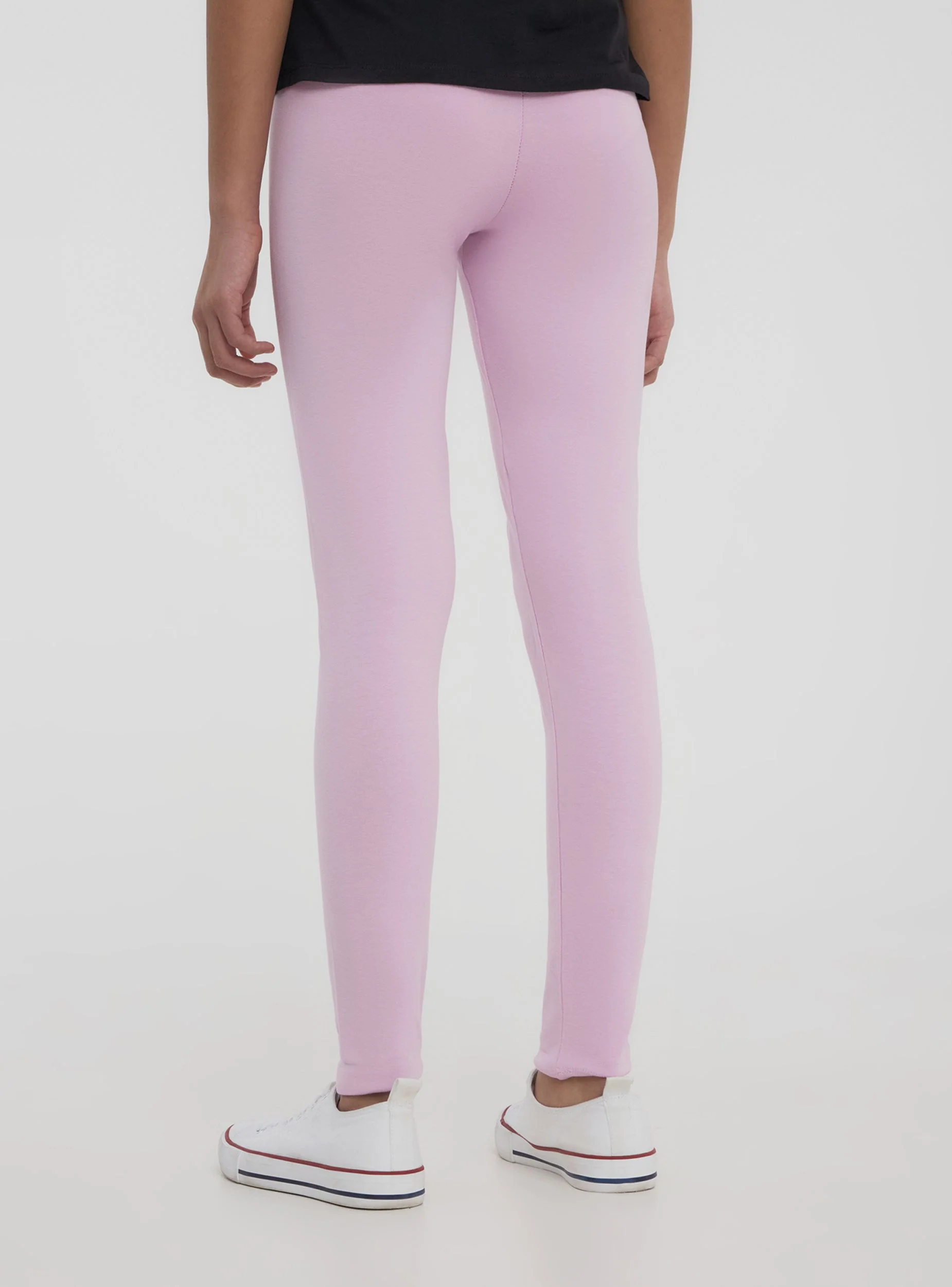 Leggings jersey stretch tinta unita - Image 2