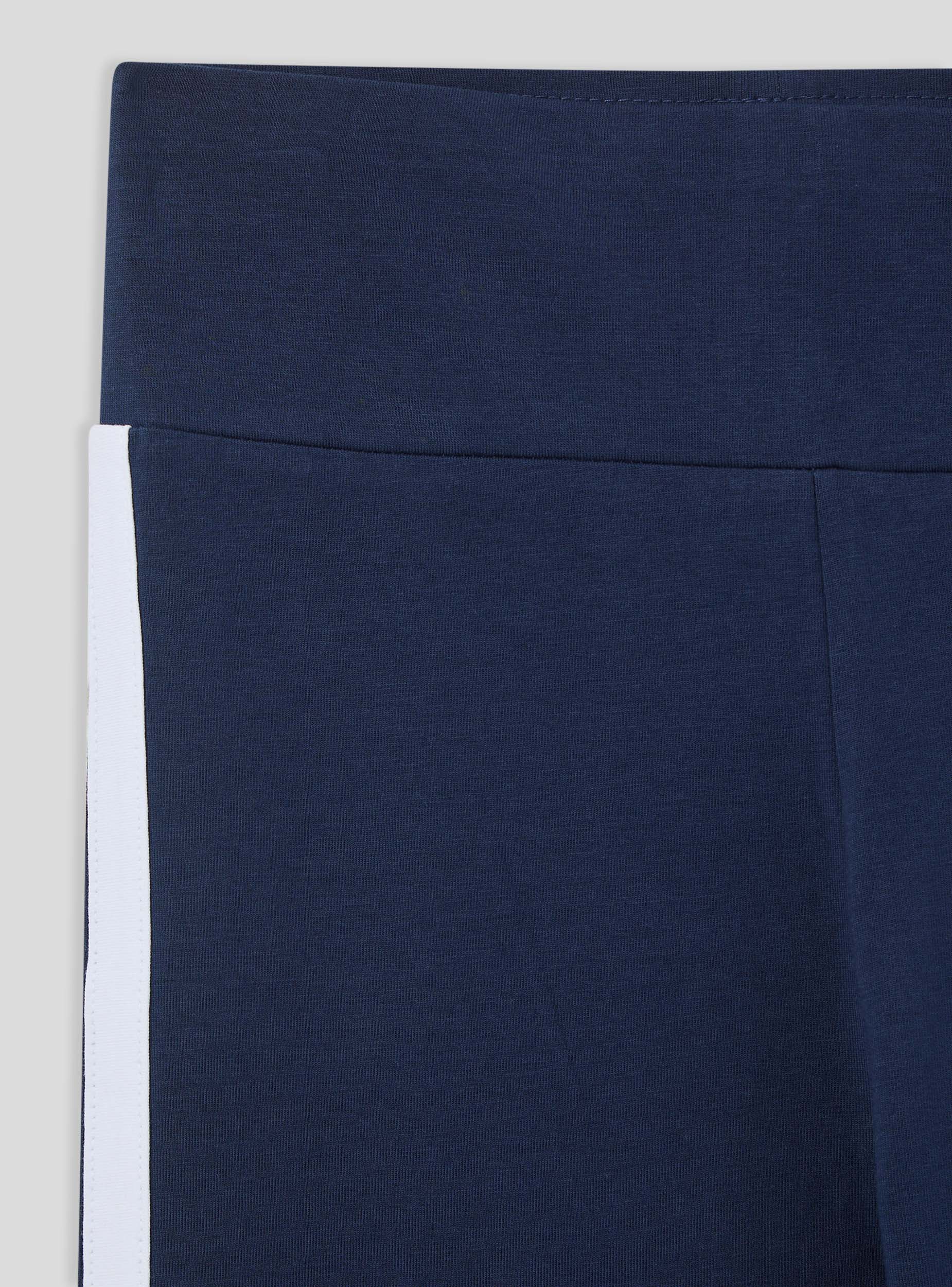 Leggings lunghi a vita alta con banda laterale - Image 4