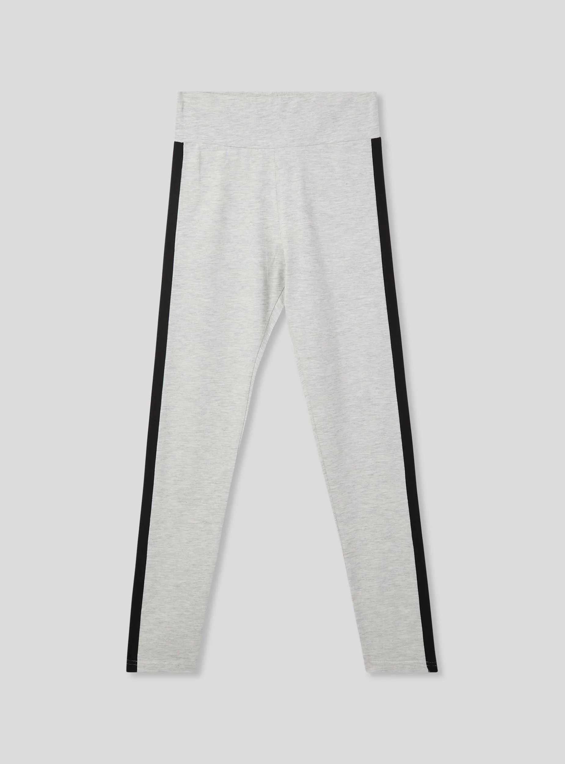 Leggings lunghi a vita alta con banda laterale - Image 5