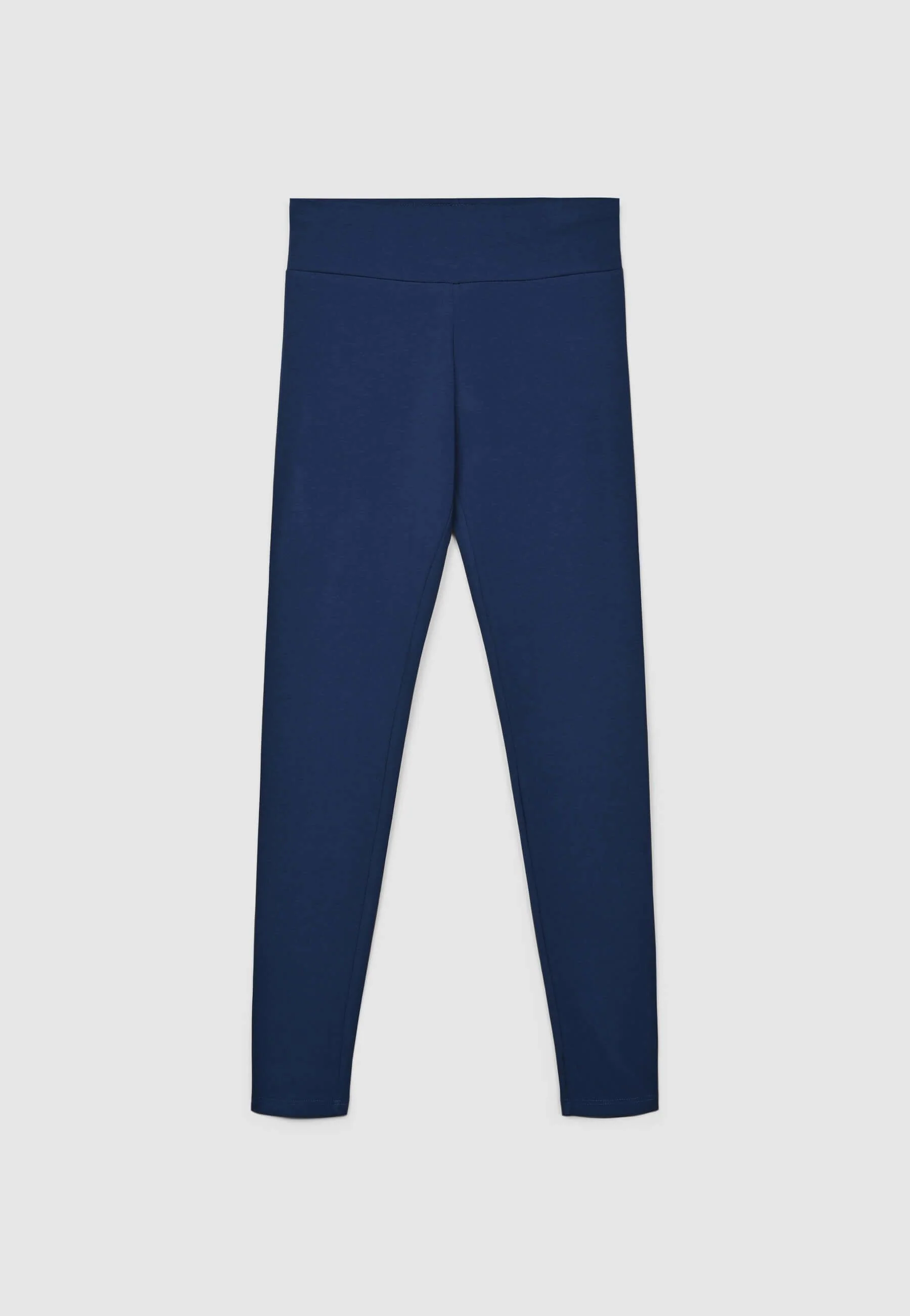 Leggings lunghi a vita alta tinta unita - Image 4