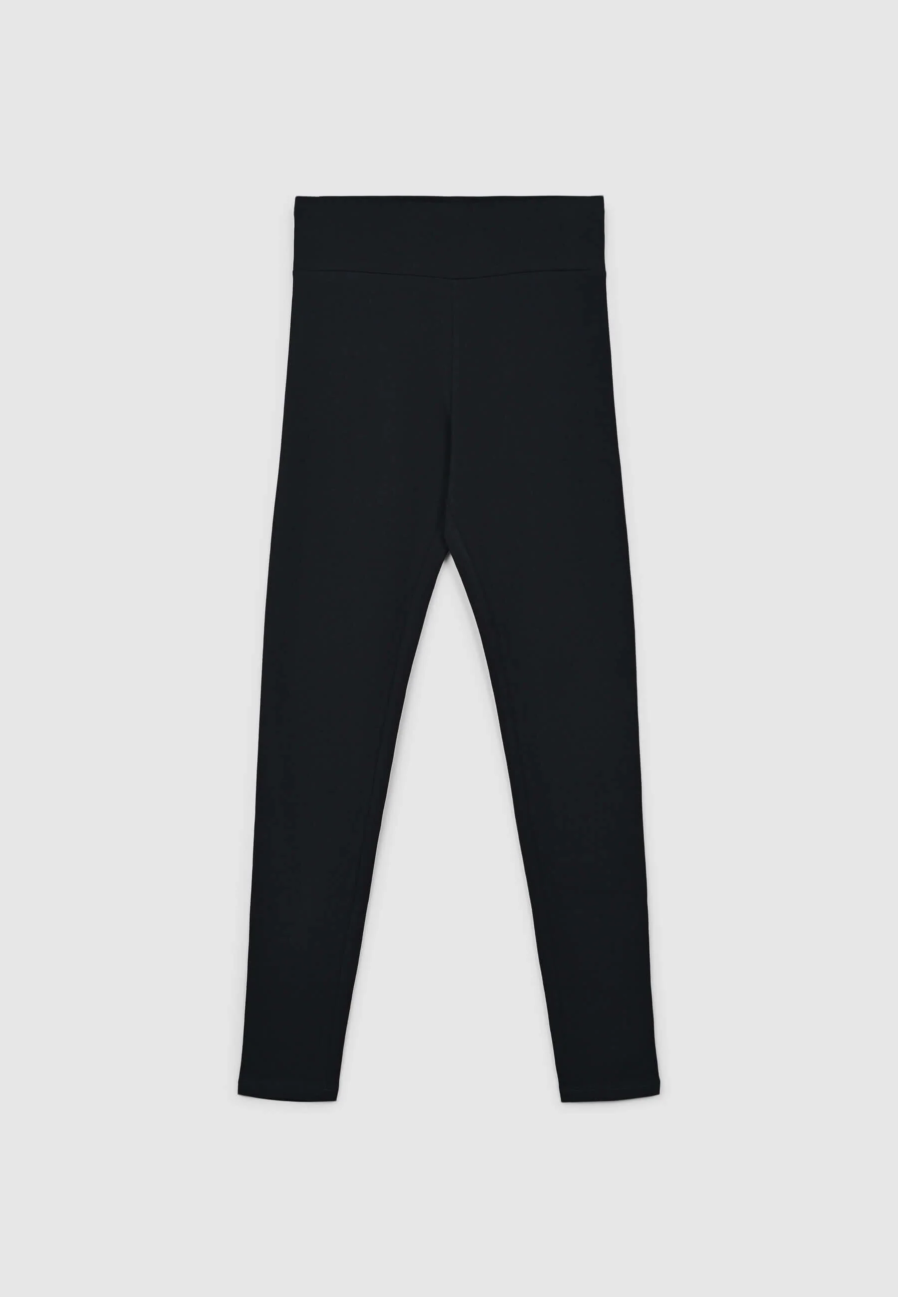 Leggings lunghi a vita alta tinta unita - Image 5