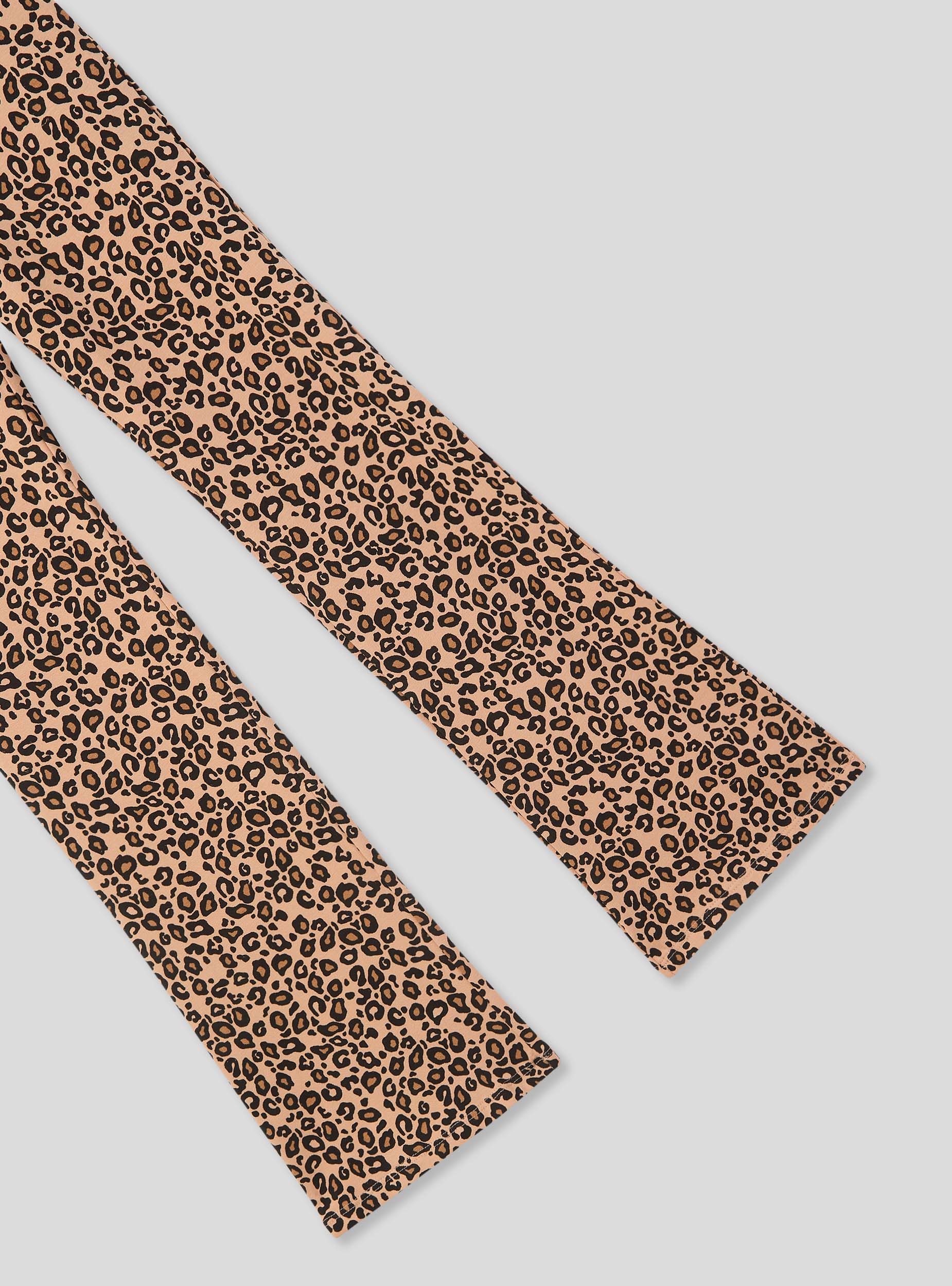 Leggings lunghi a zampa maculati - Image 5