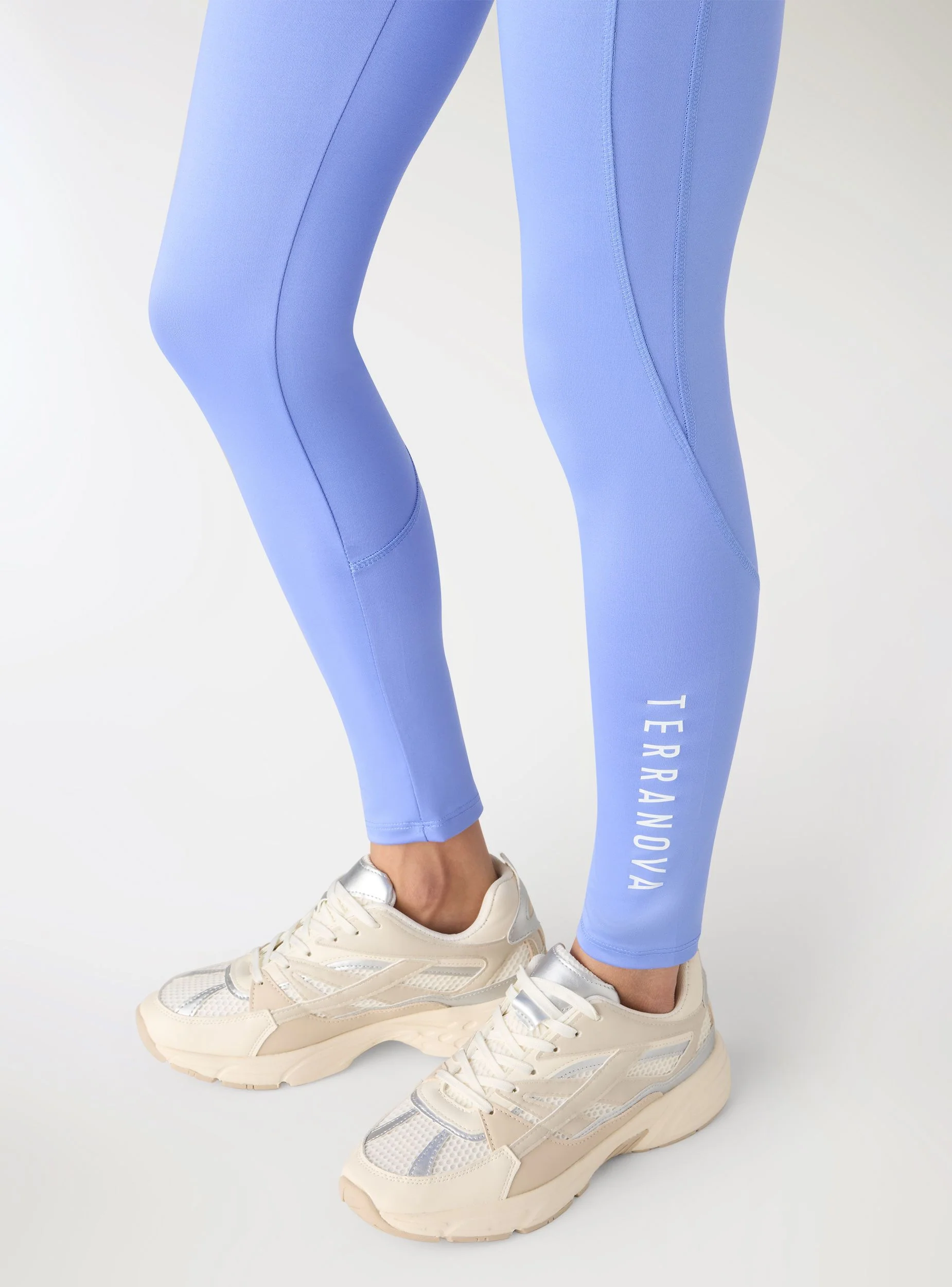 Leggings lunghi con fascia alta e scritta - Image 4