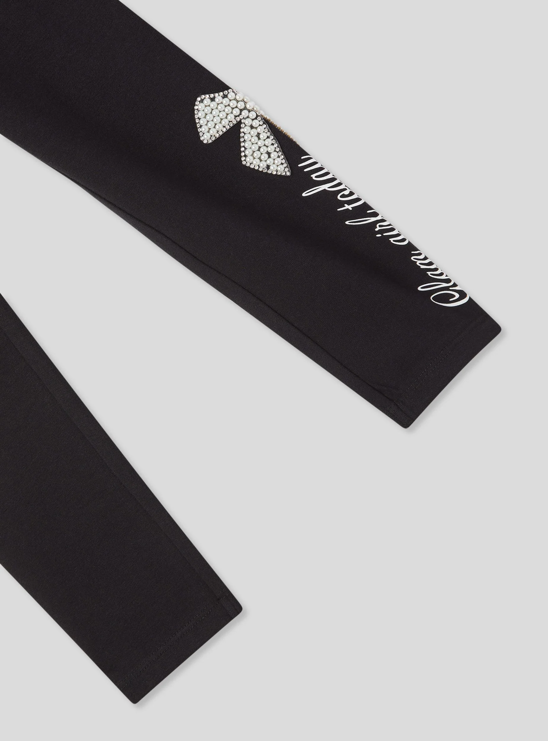 Leggings lunghi con scritta e applicazioni - Image 6