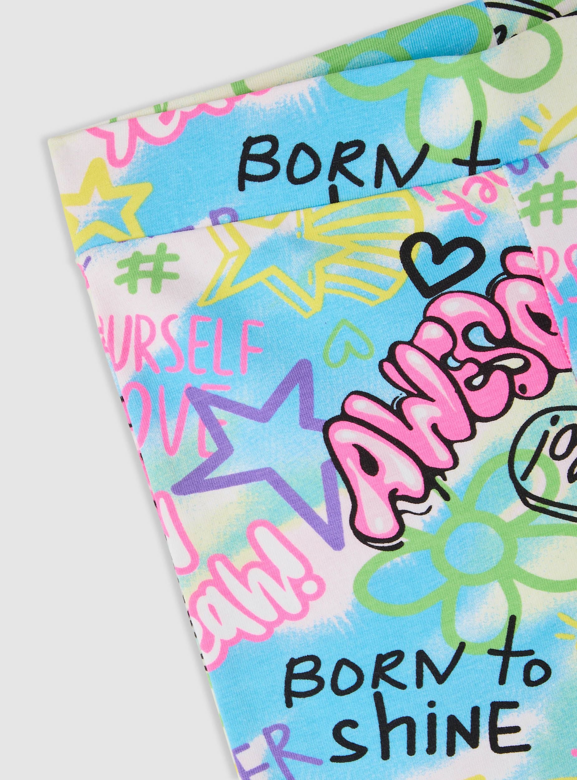 Leggings lunghi con stampa graffiti - Image 6