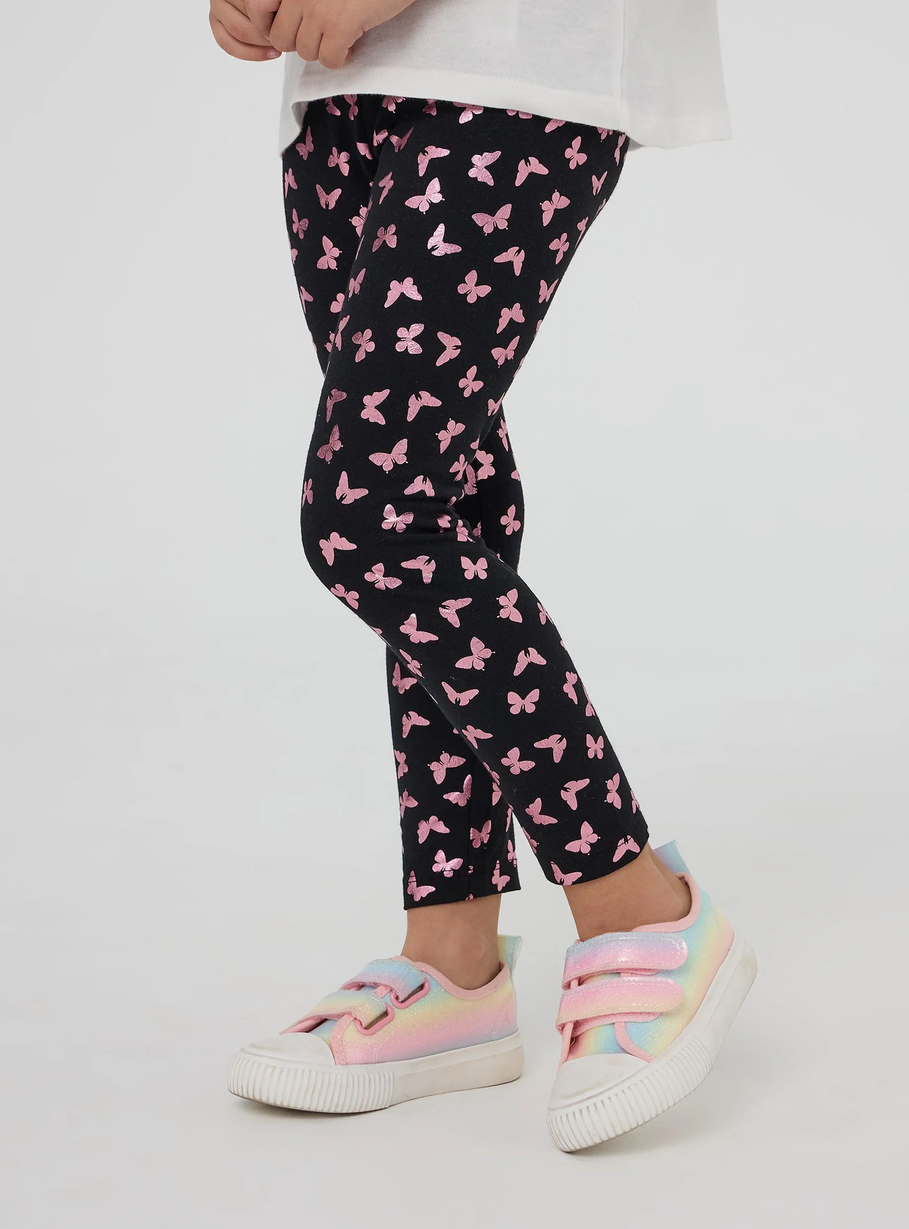 Leggings lunghi fantasia farfalle - Image 7