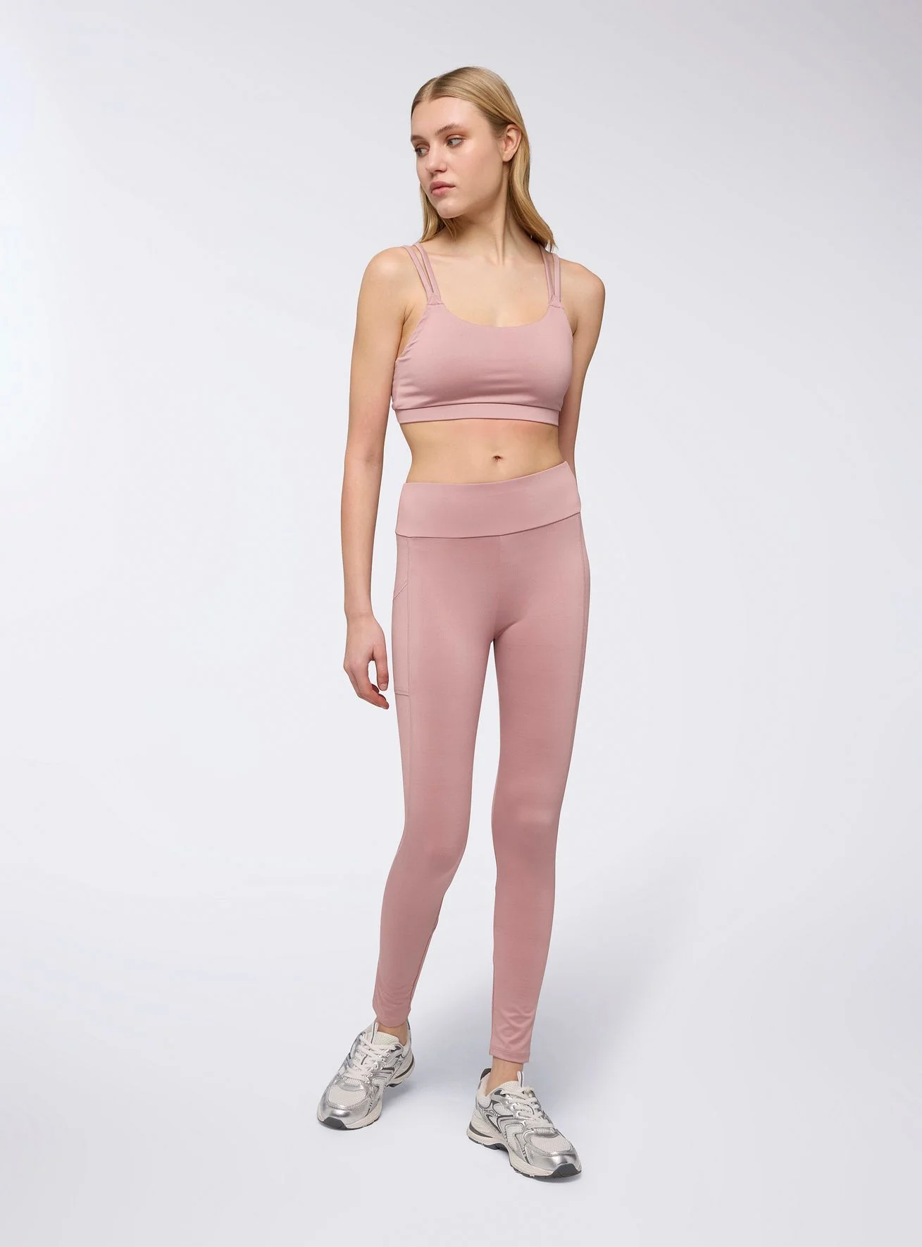 Leggings lunghi sportivi con tasca - Image 4