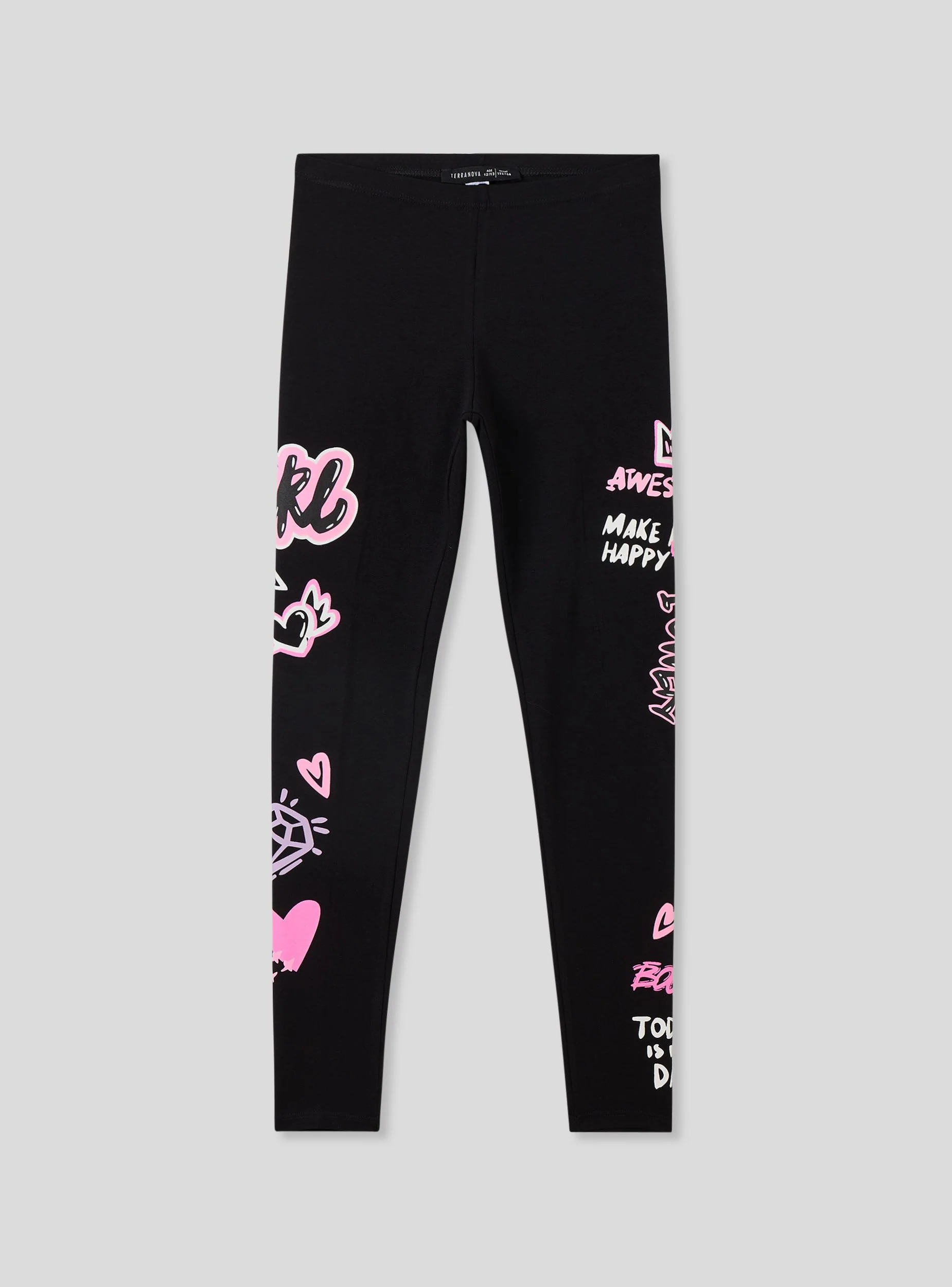 Leggings lunghi stampe stile graffiti - Image 5