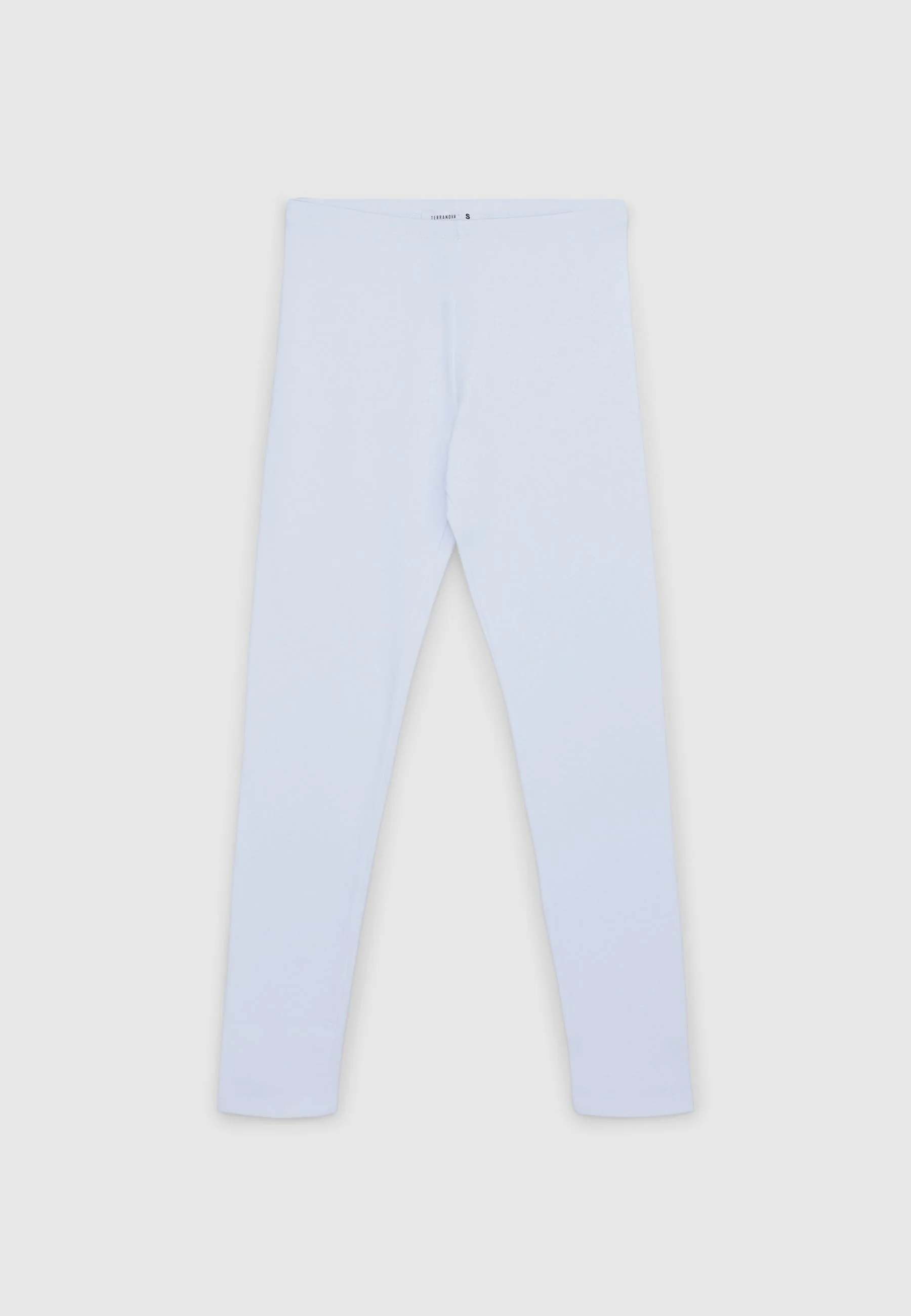 Leggings lunghi tinta unita in jersey stretch - Image 4