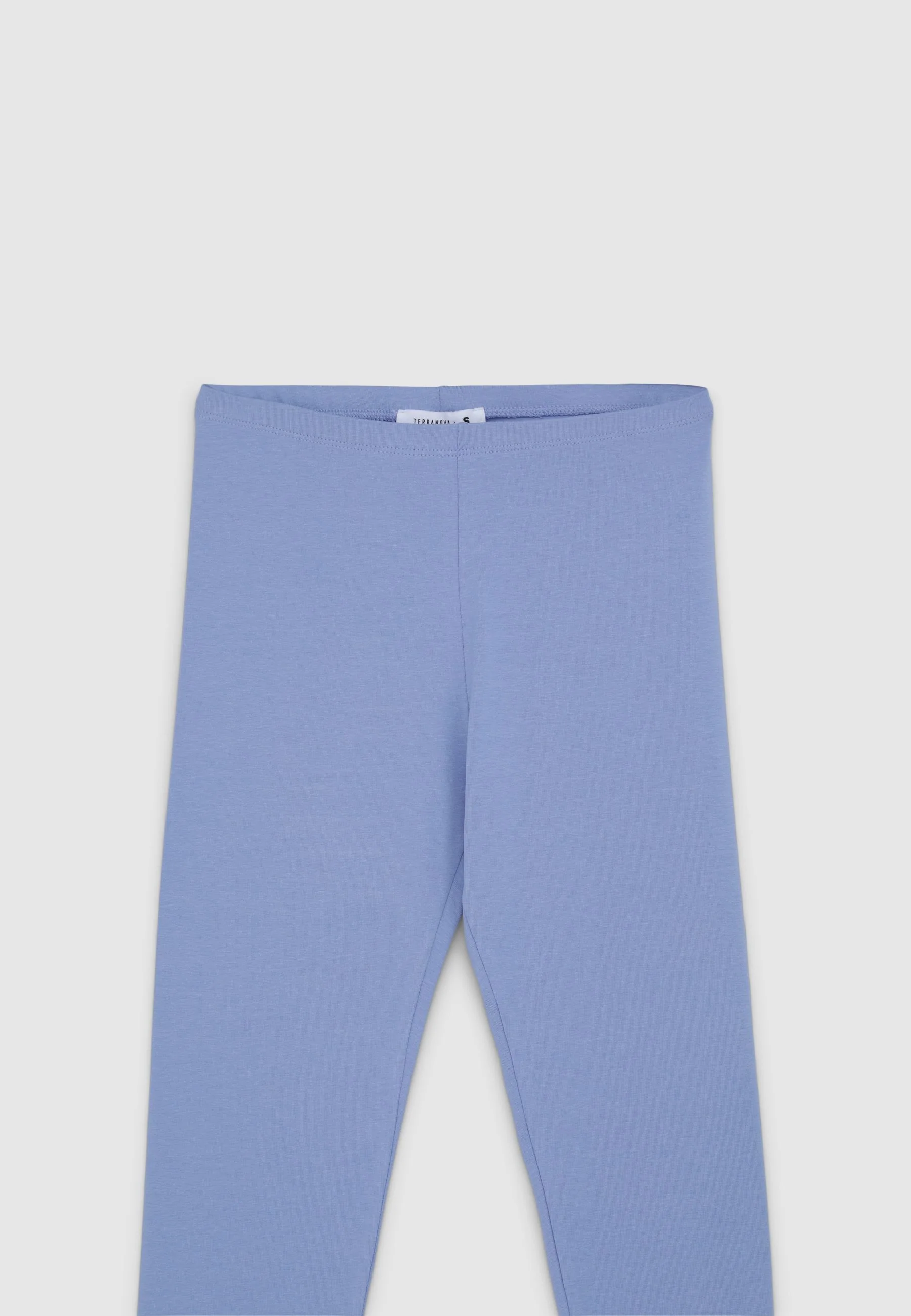 Leggings lunghi tinta unita in jersey stretch - Image 5